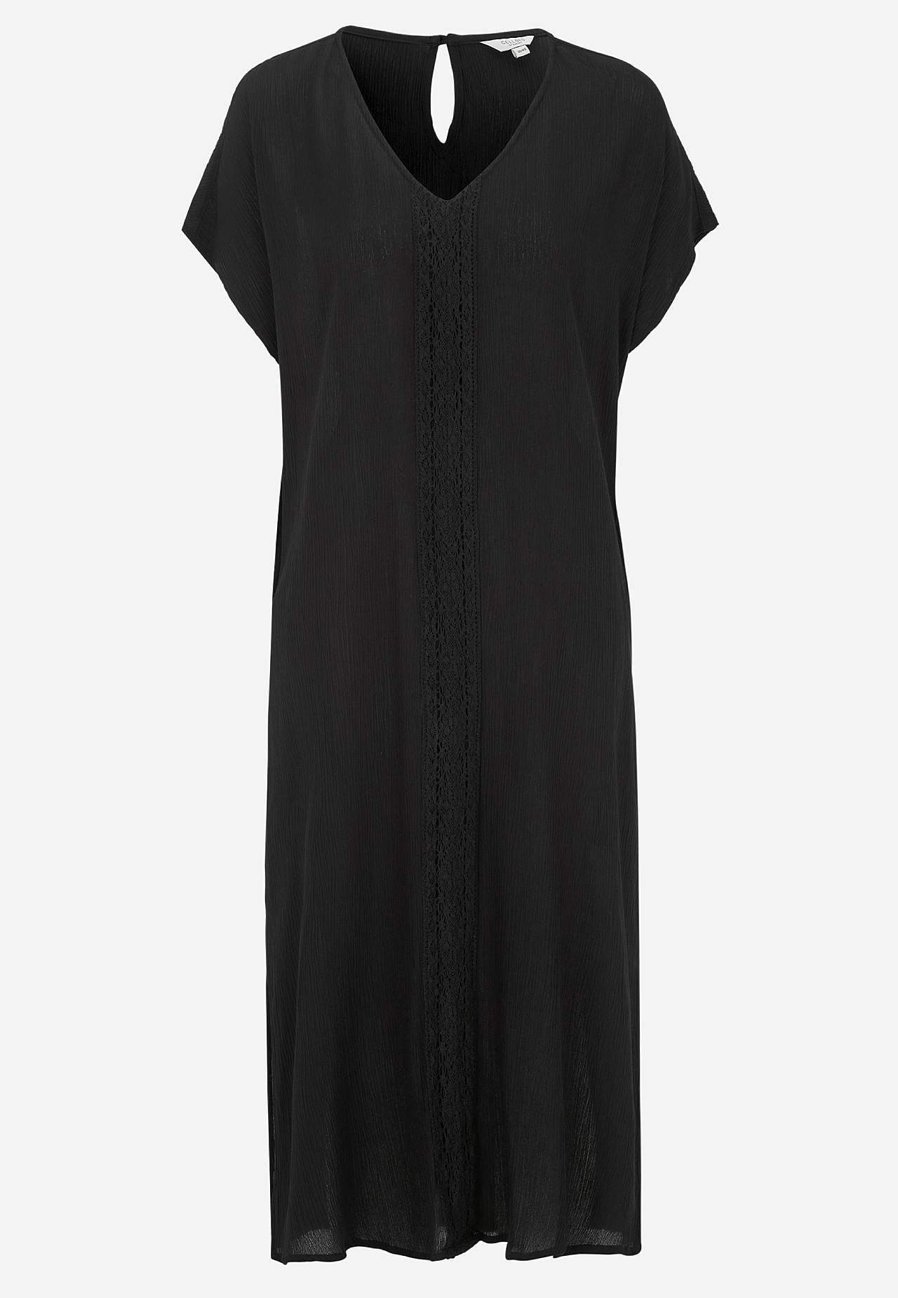 Crepe dress with pockets