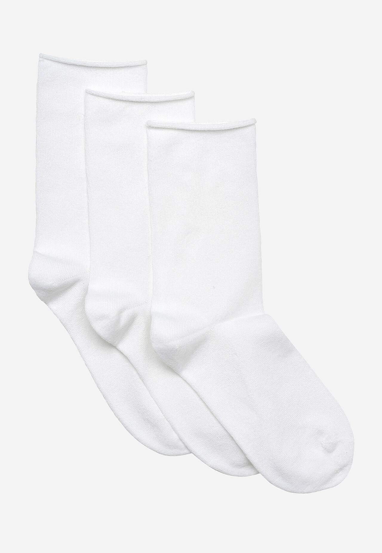Socks with loose elastic