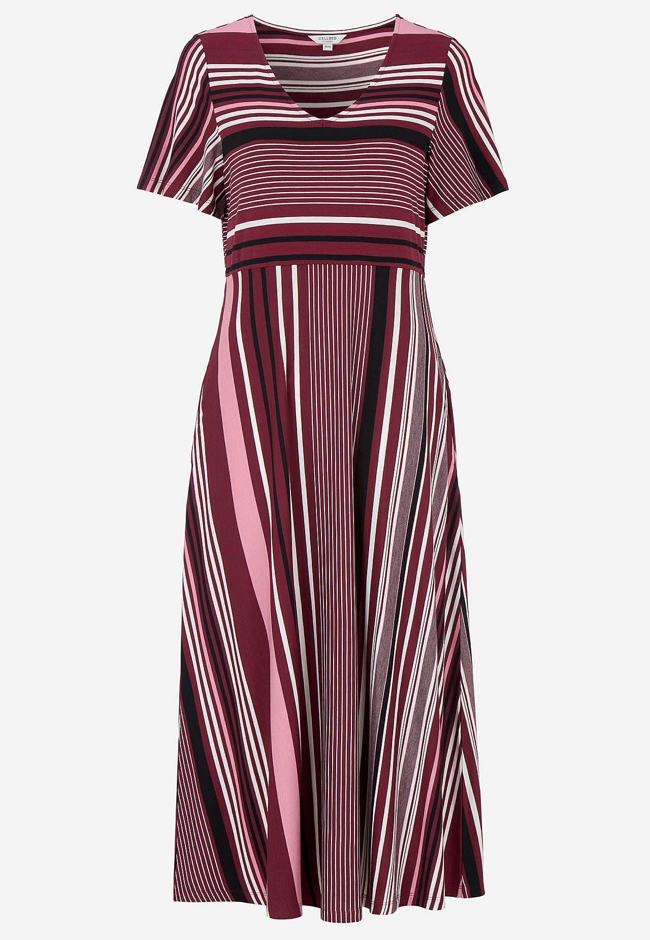 Patterned viscose dress