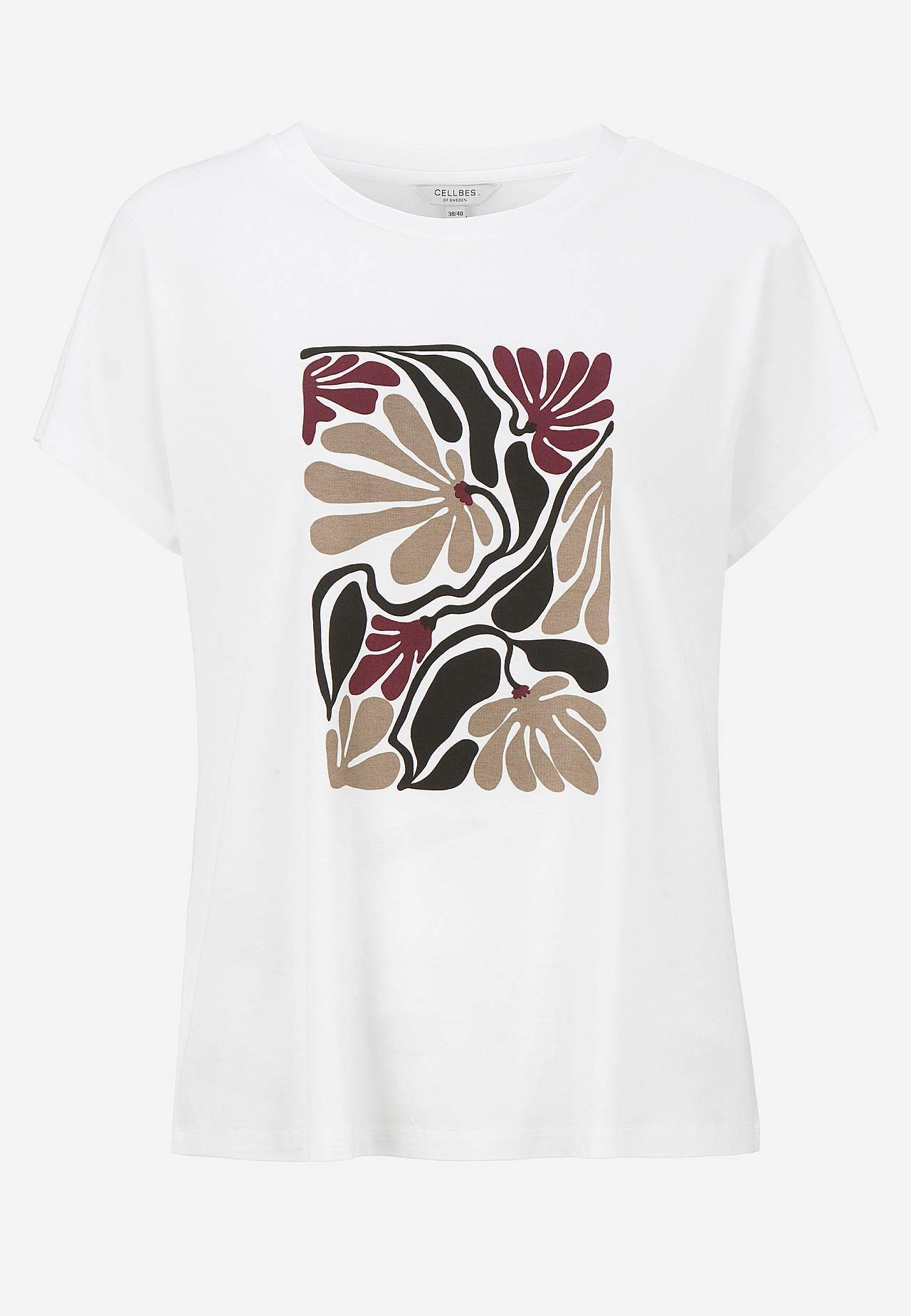 Jersey top with short sleeves
