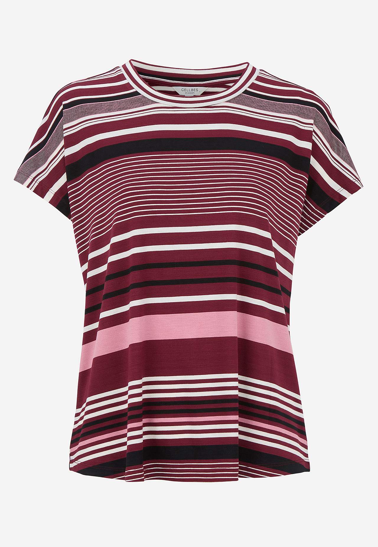 Jersey top with short sleeves