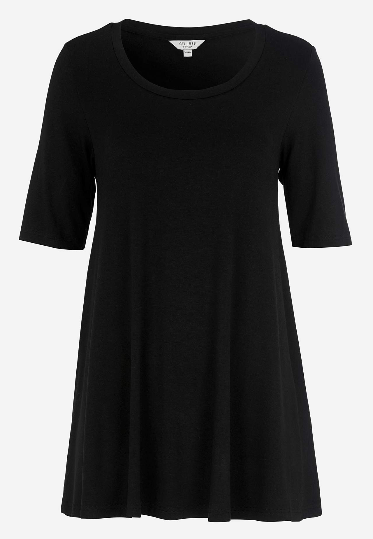 Jersey tuniq with short sleeves