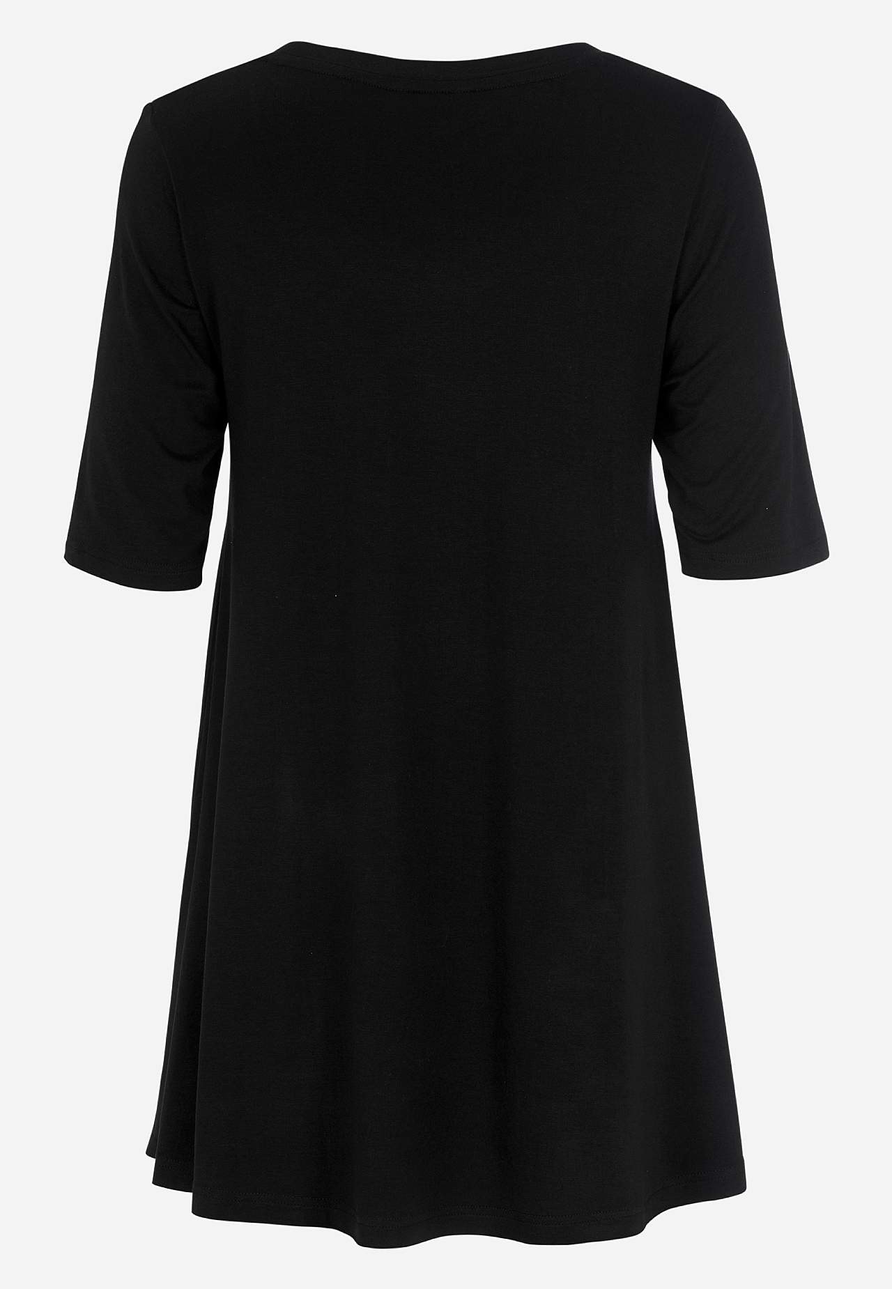 Jersey tuniq with short sleeves