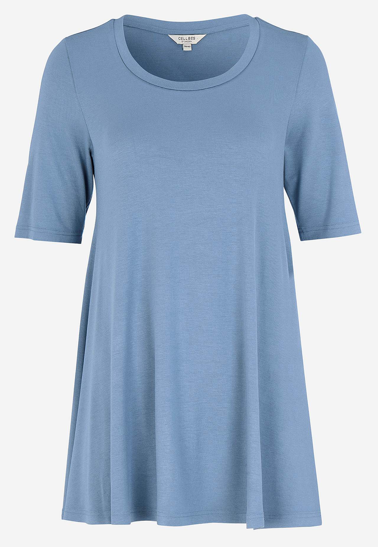 Jersey tuniq with short sleeves