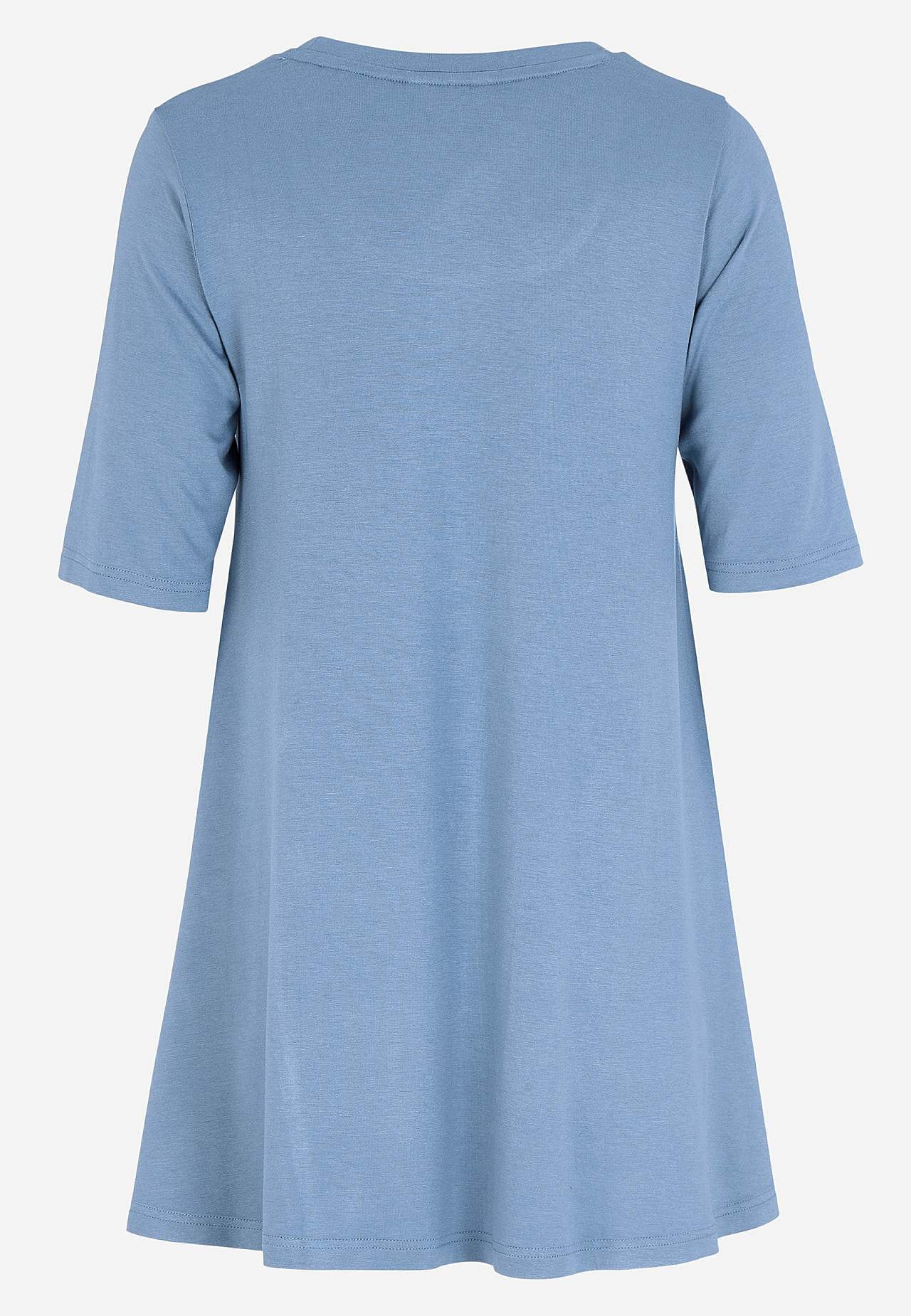 Jersey tuniq with short sleeves