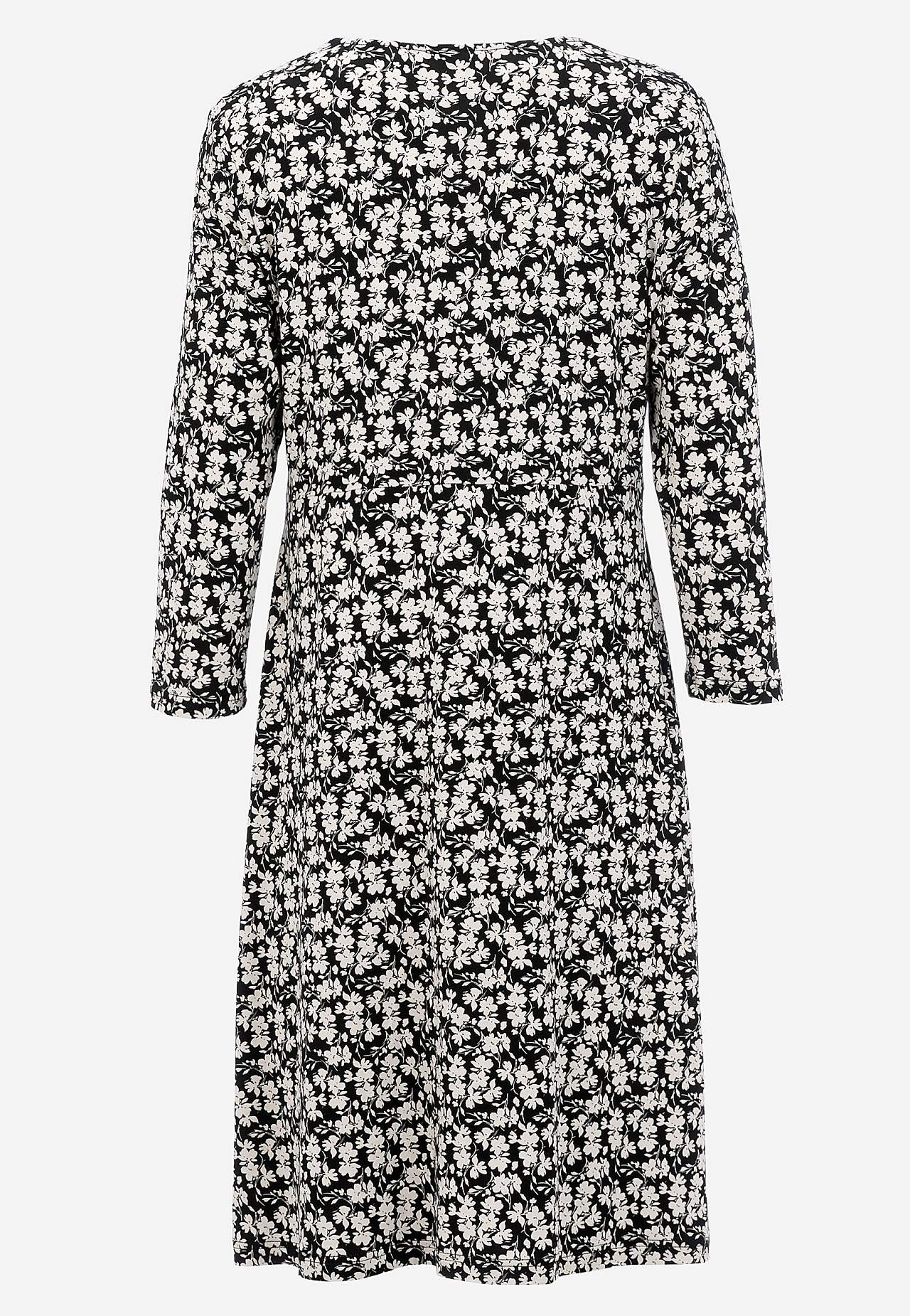Patterned jersey dress