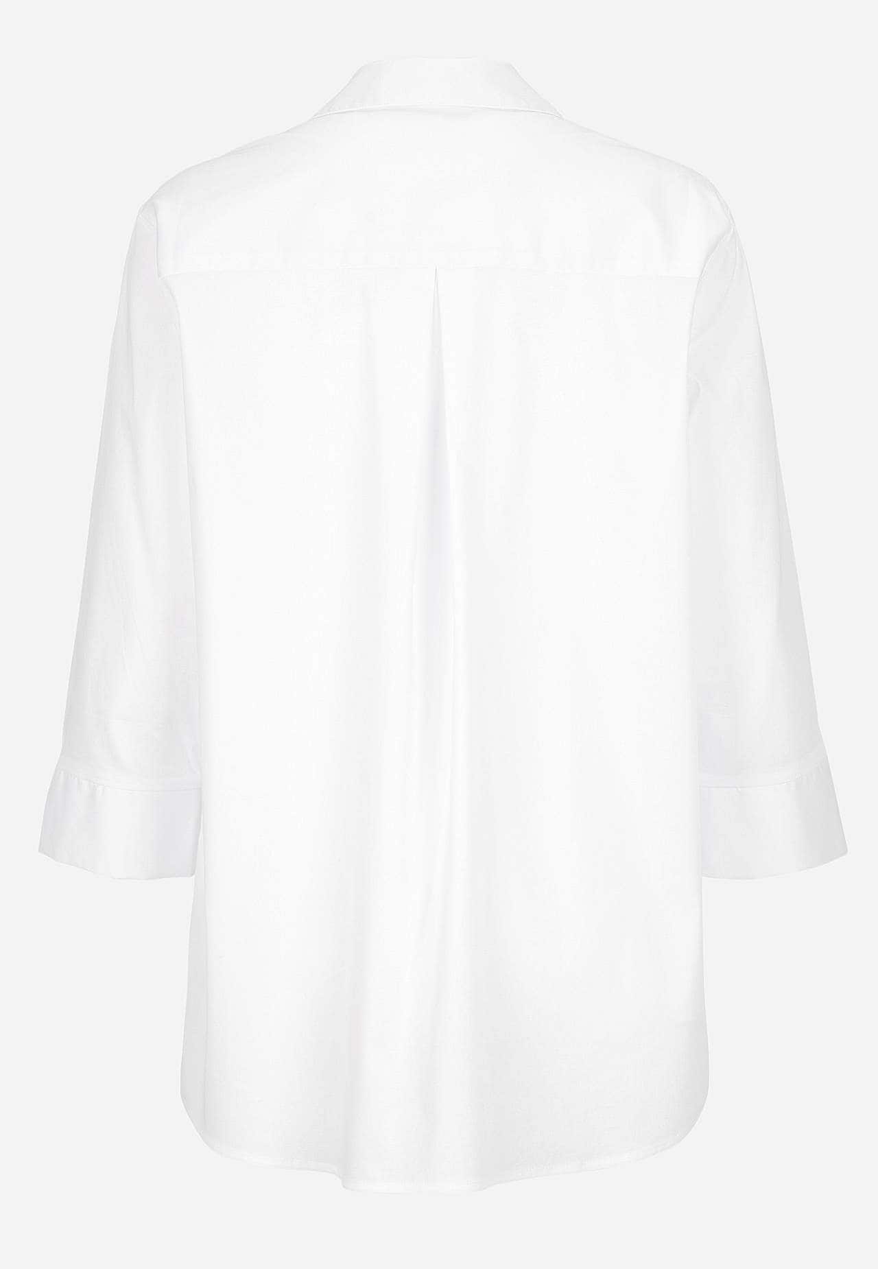 Woven tunic in poplin