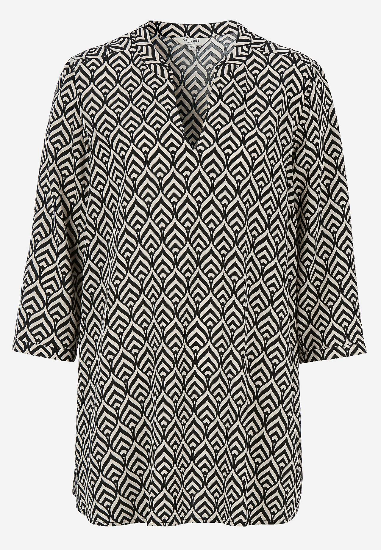 Woven tunic top
