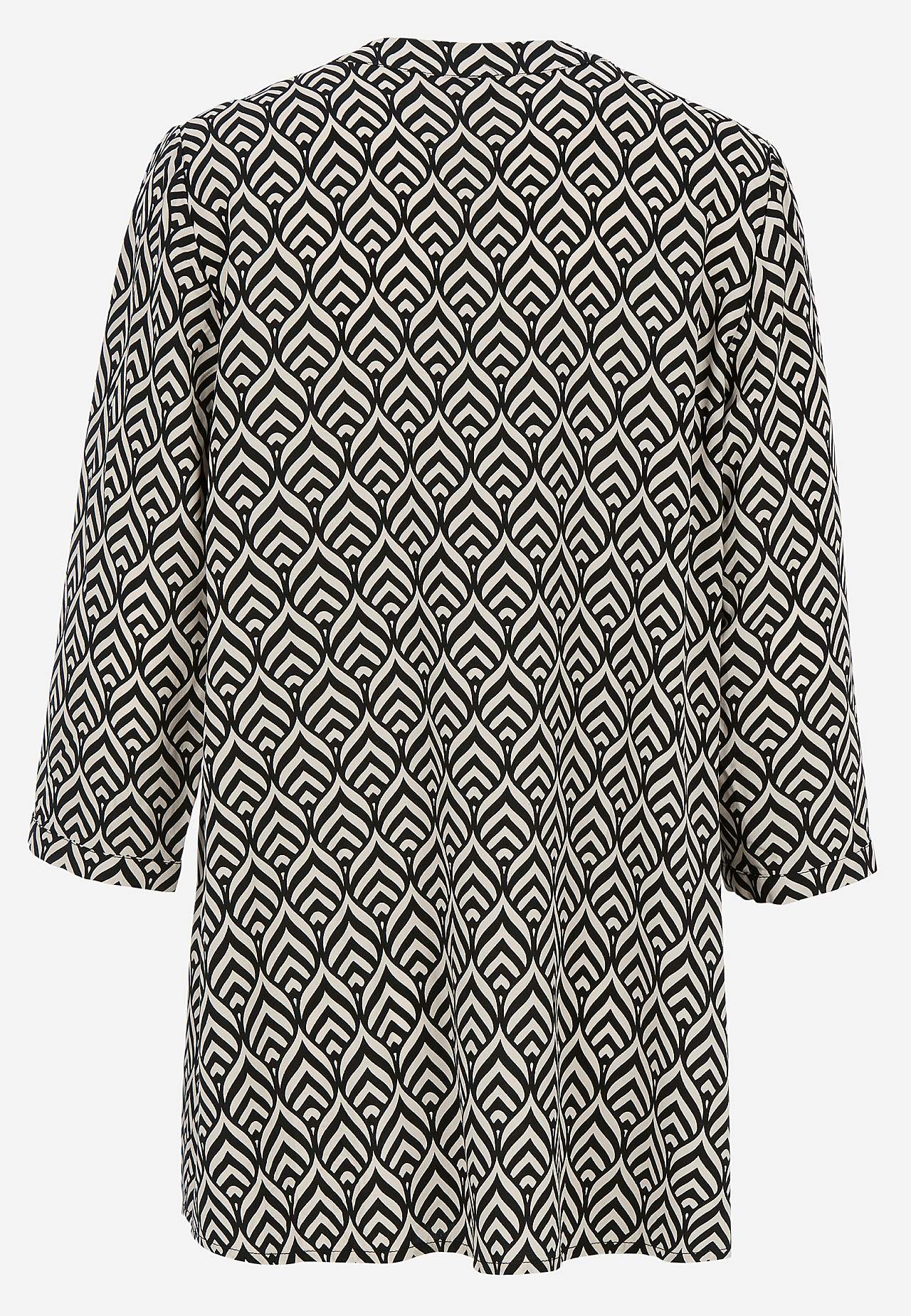 Woven tunic top