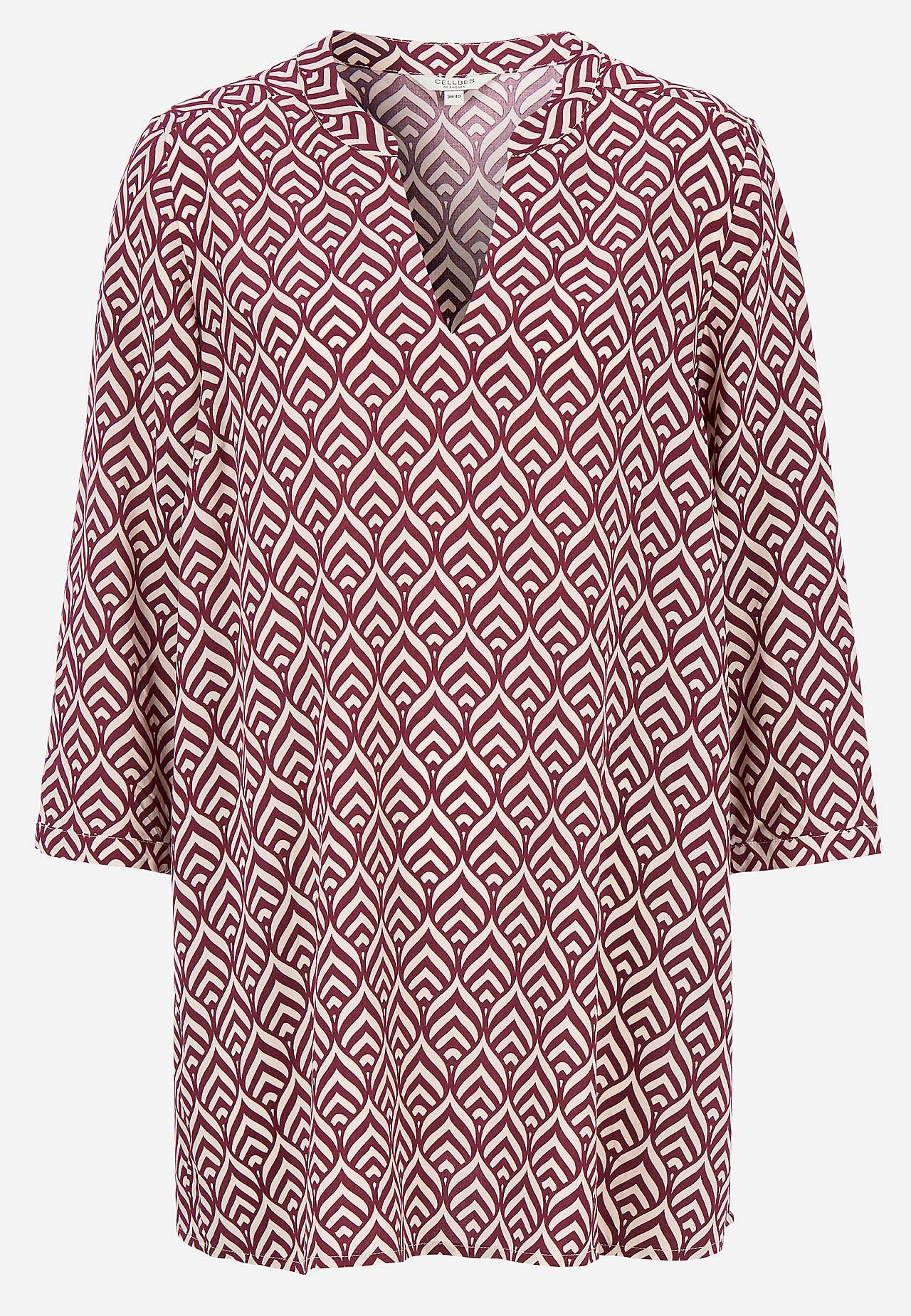 Woven tunic top
