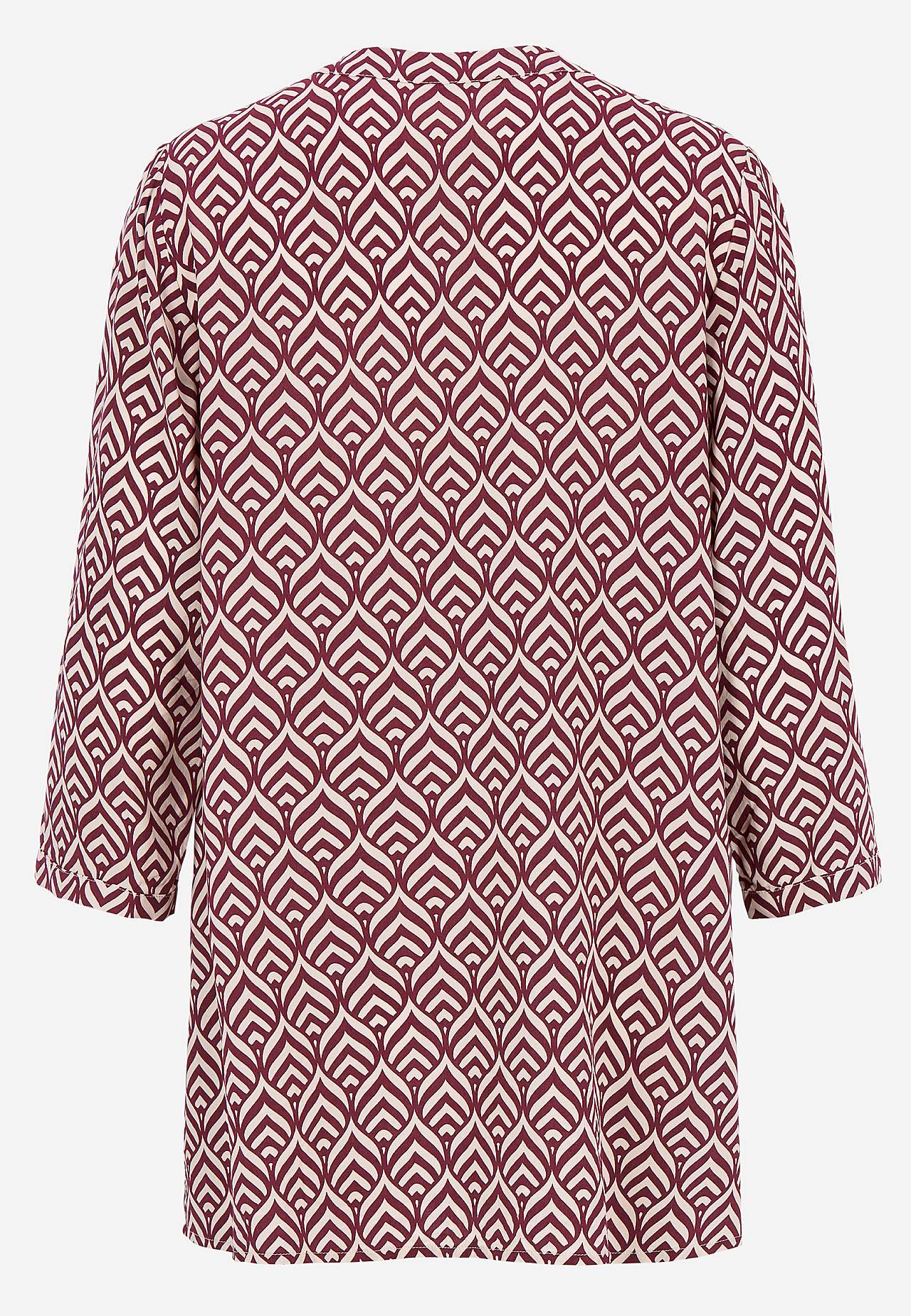 Woven tunic top