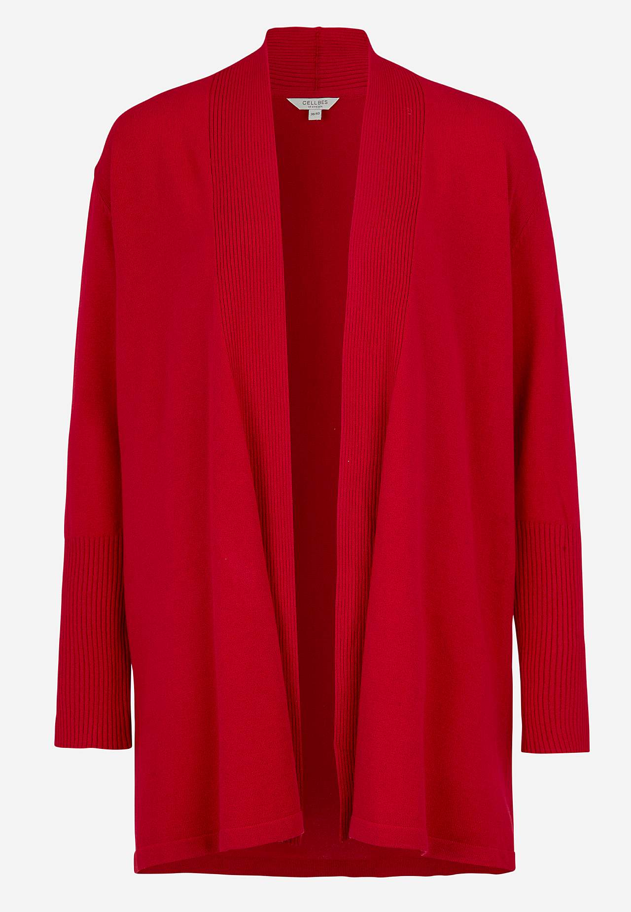 Finstickad cardigan
