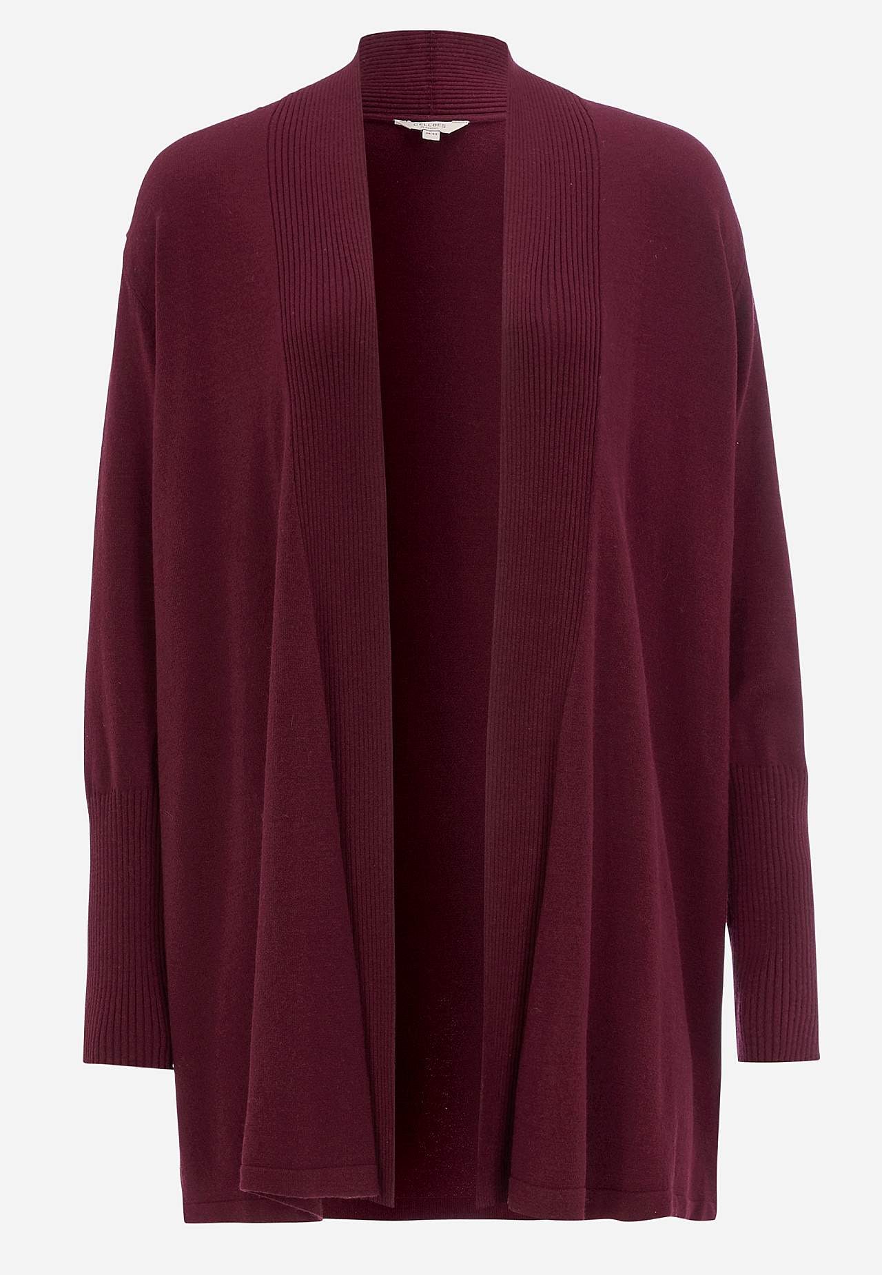 Fine-knitted cardigan