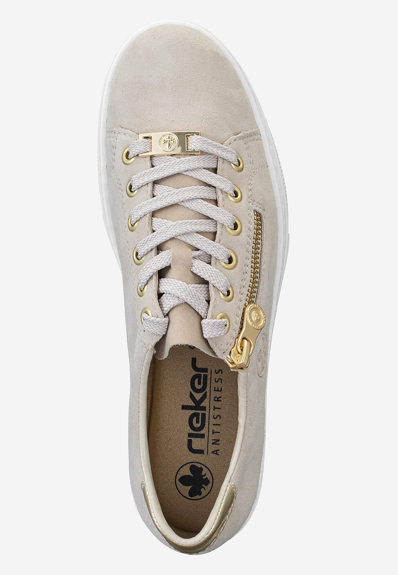Sneaker i skinn