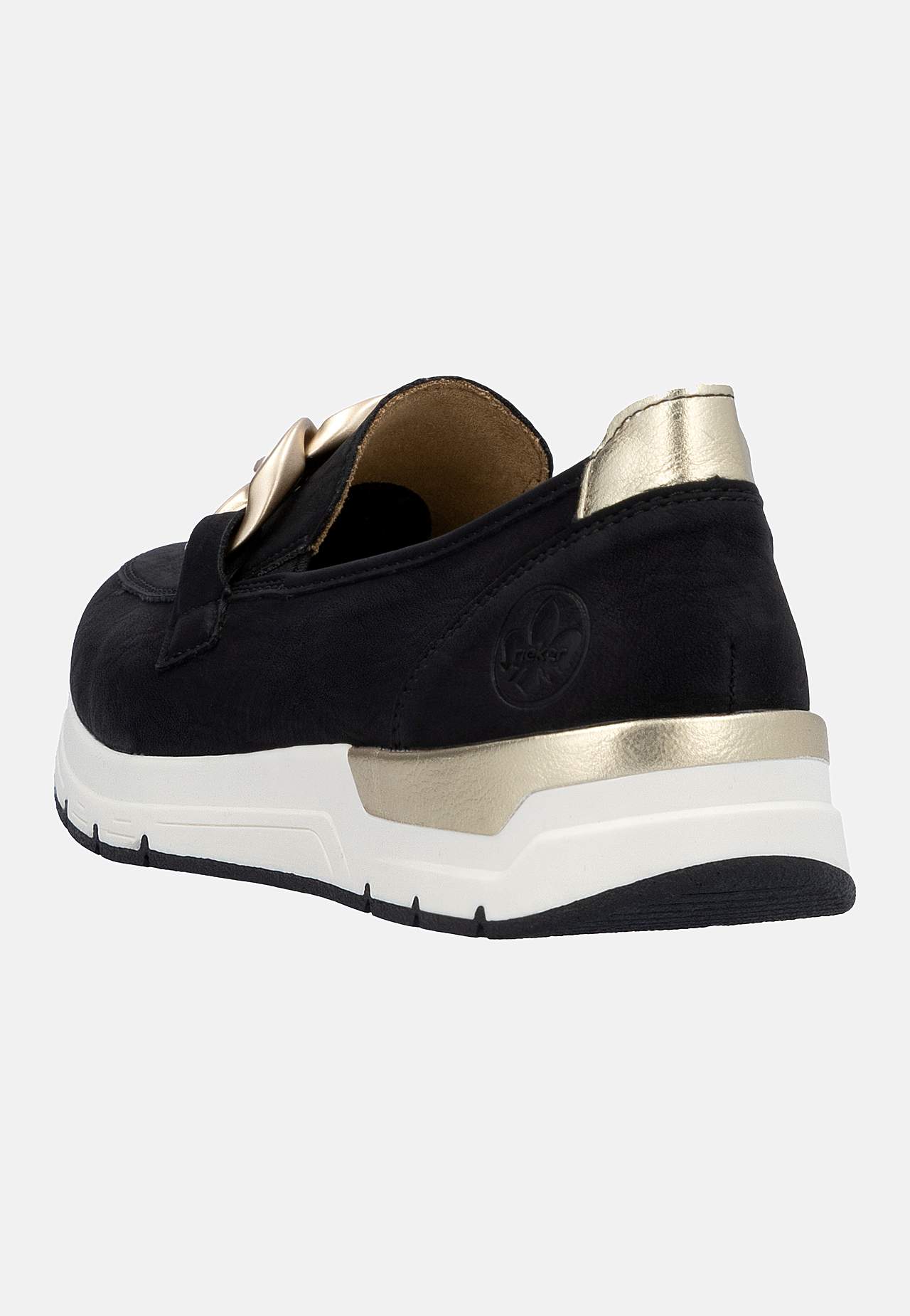 Loafer med spänne