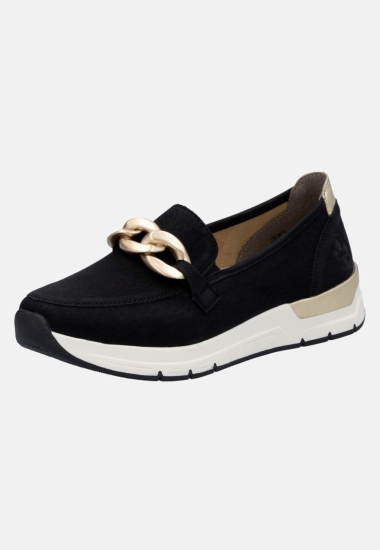 Loafer med spänne