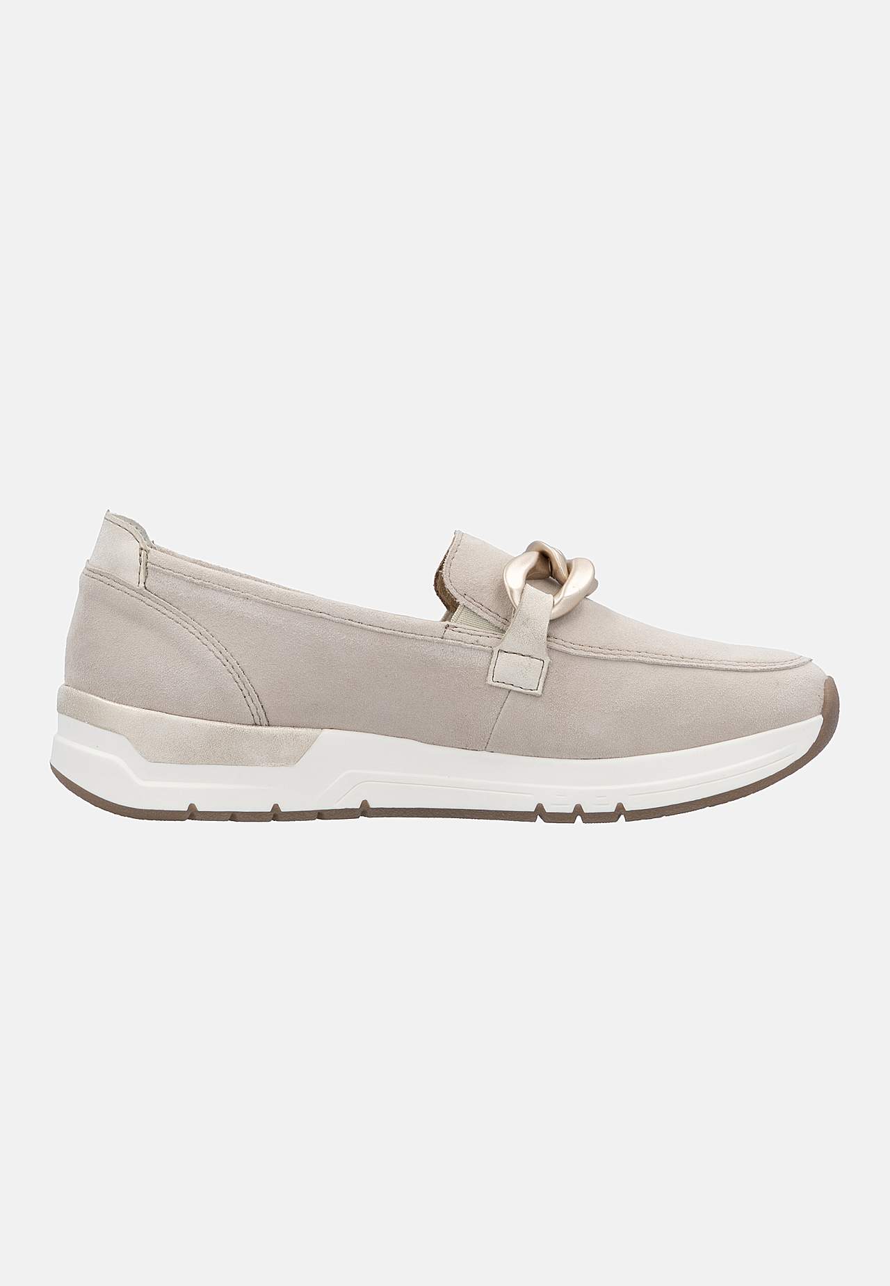 Loafer med spänne
