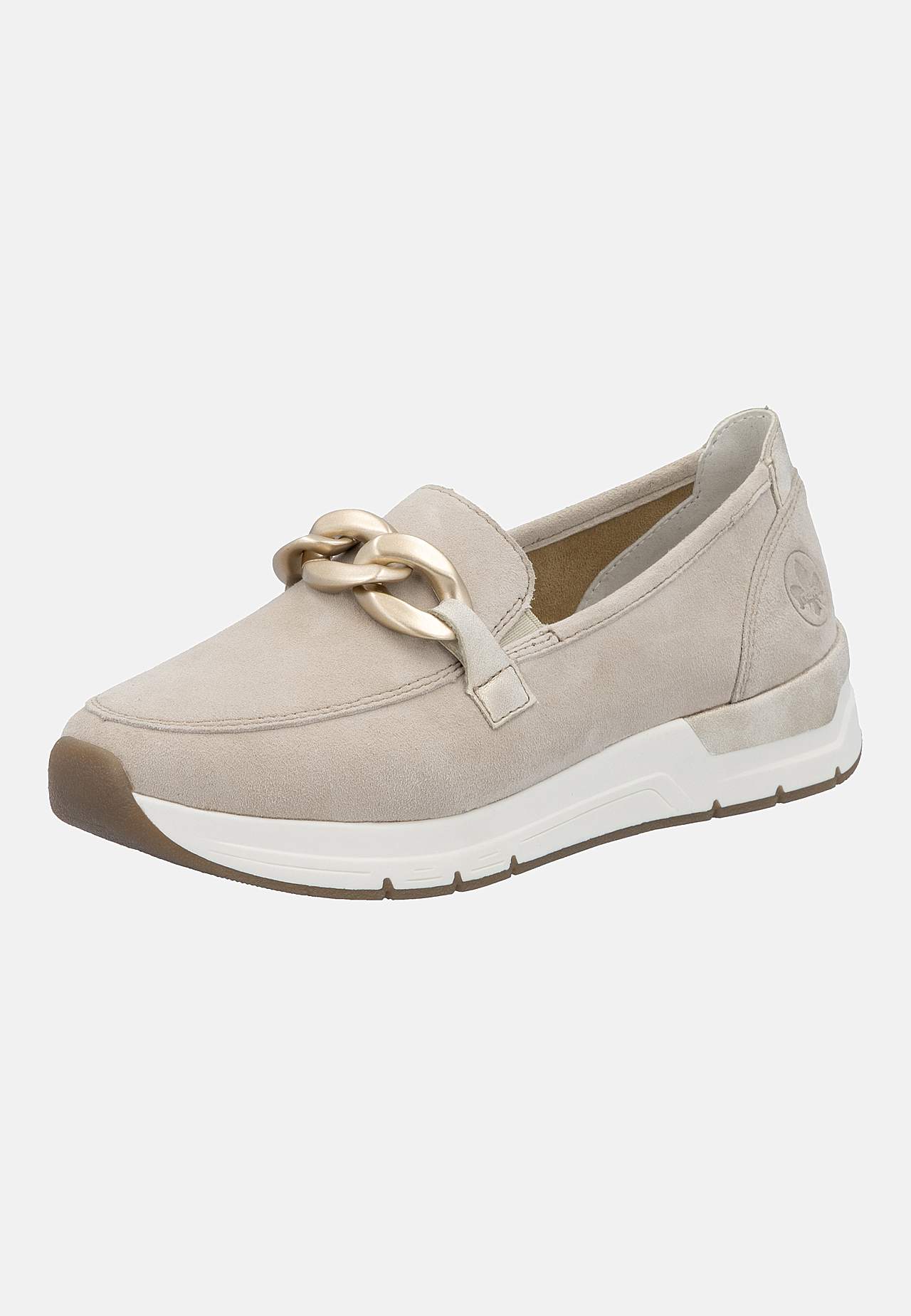 Loafer med spänne