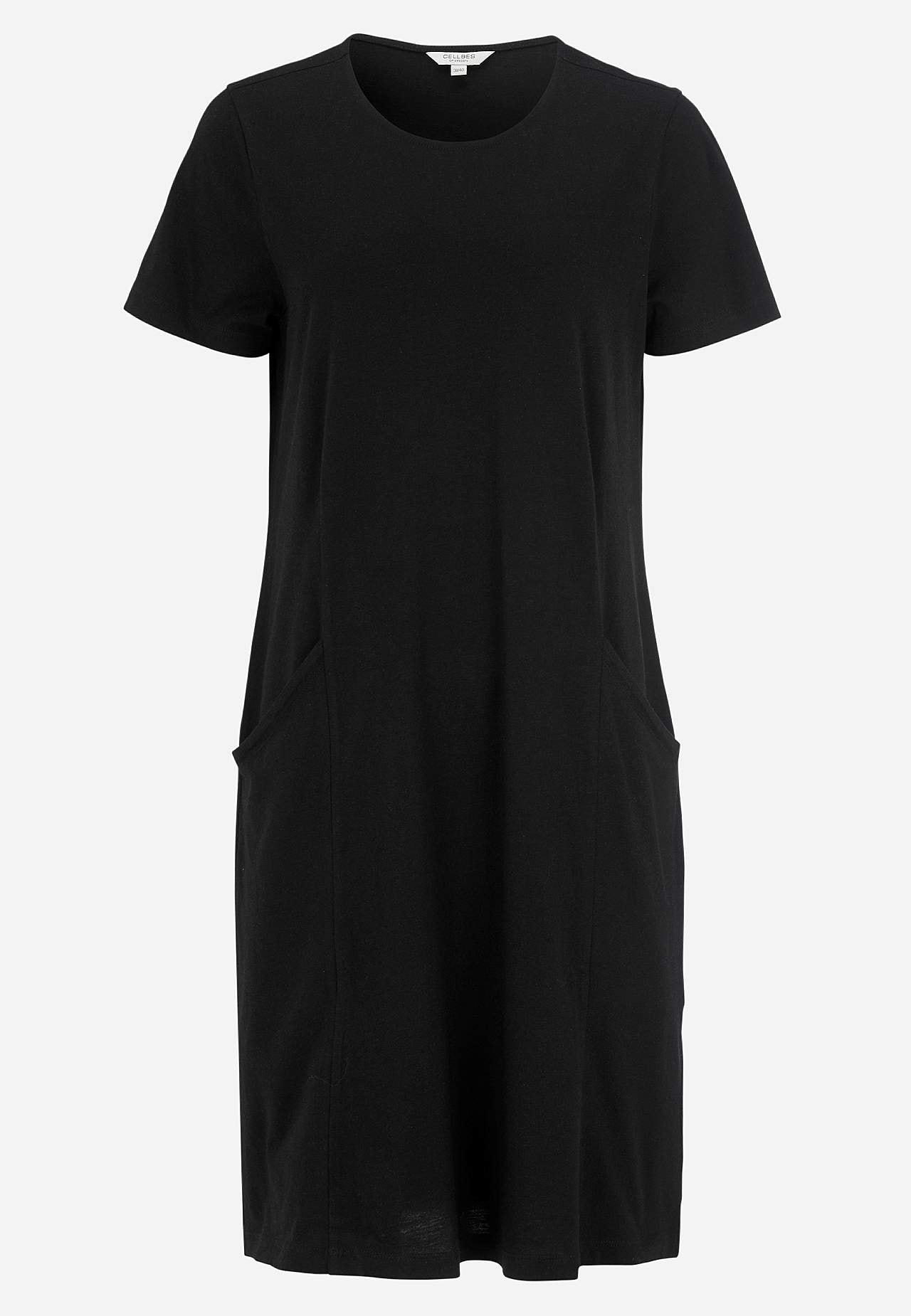 Jersey dress with pockets