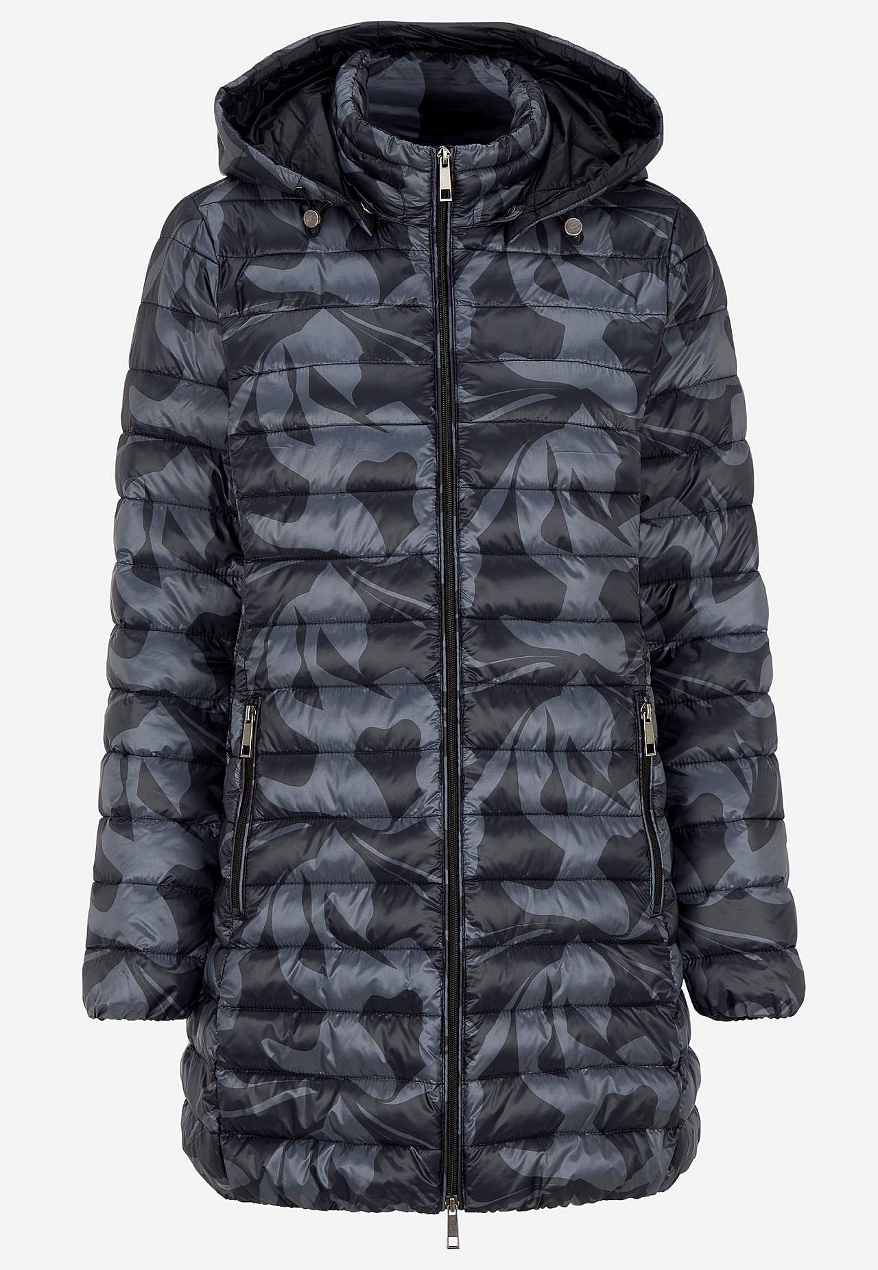 Quilted, patterned lightweight jacket
