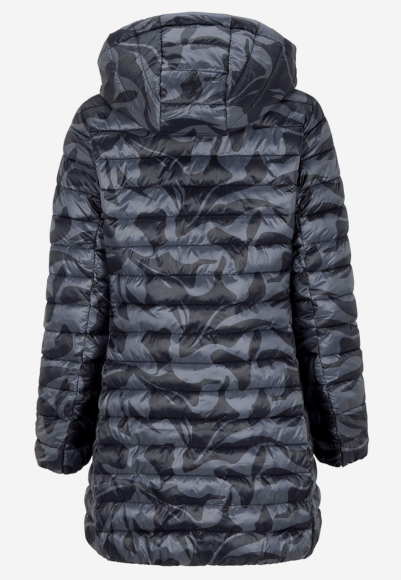 Quilted, patterned lightweight jacket