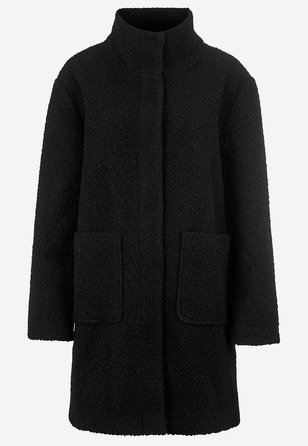 Coat in wool mix