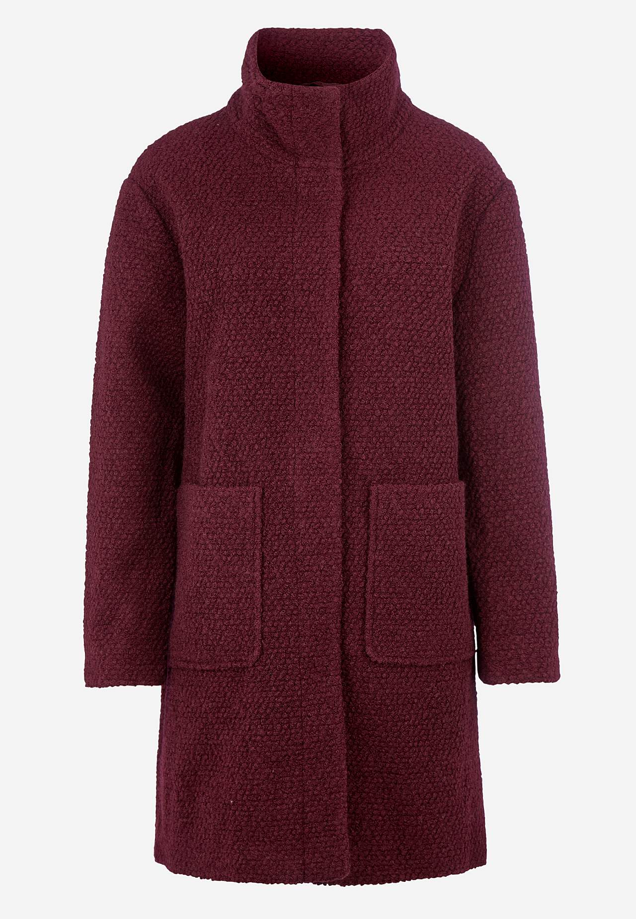 Coat in wool mix
