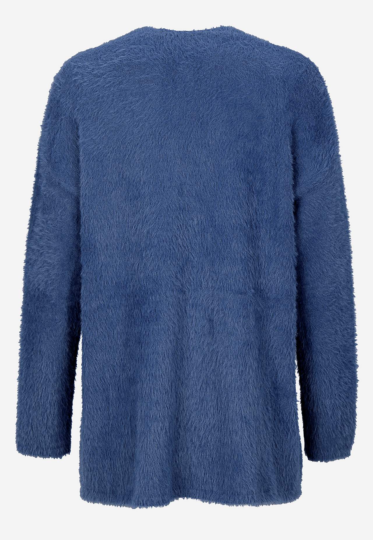 Knitted, open cardigan