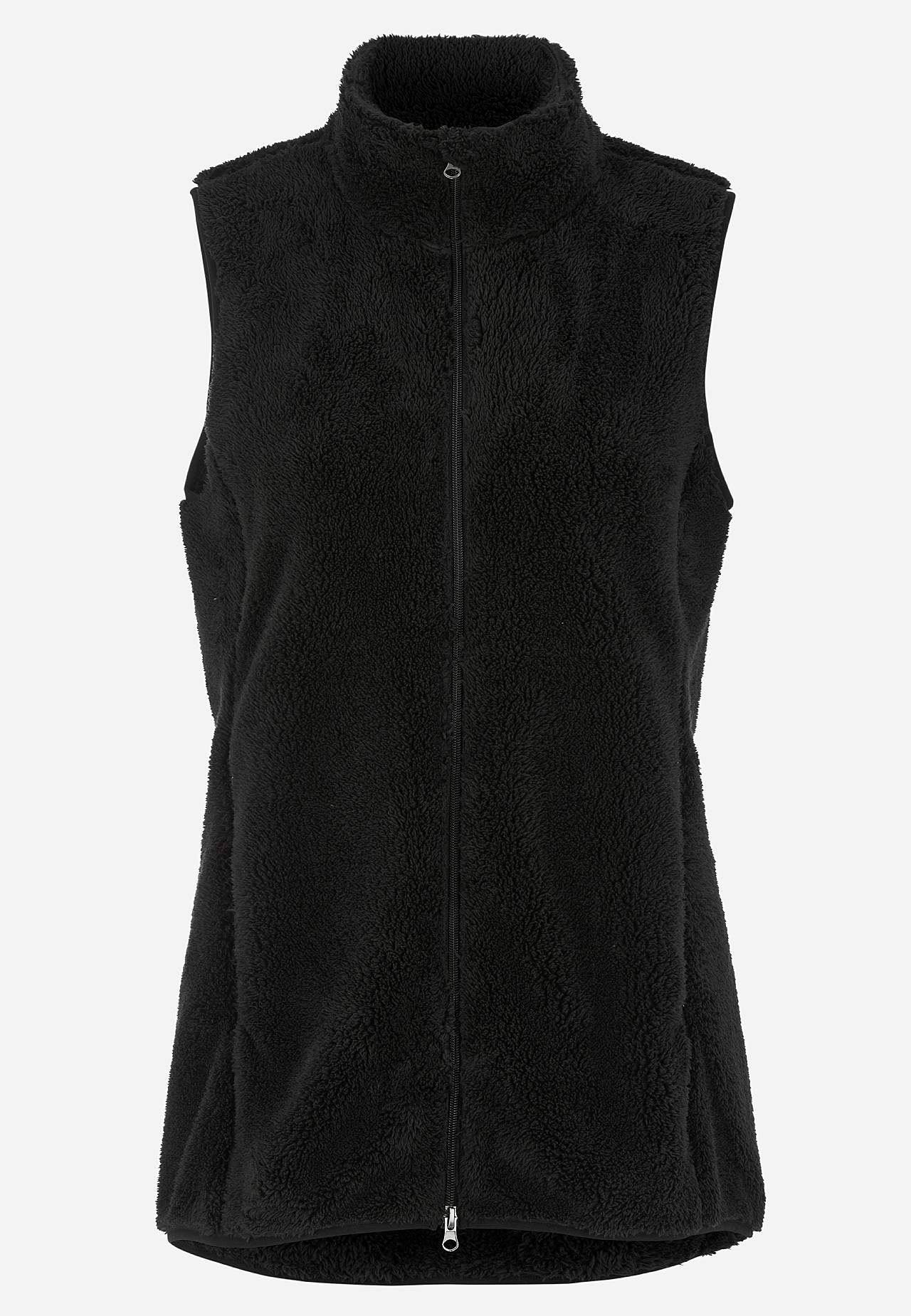 Fleece vest with pockets
