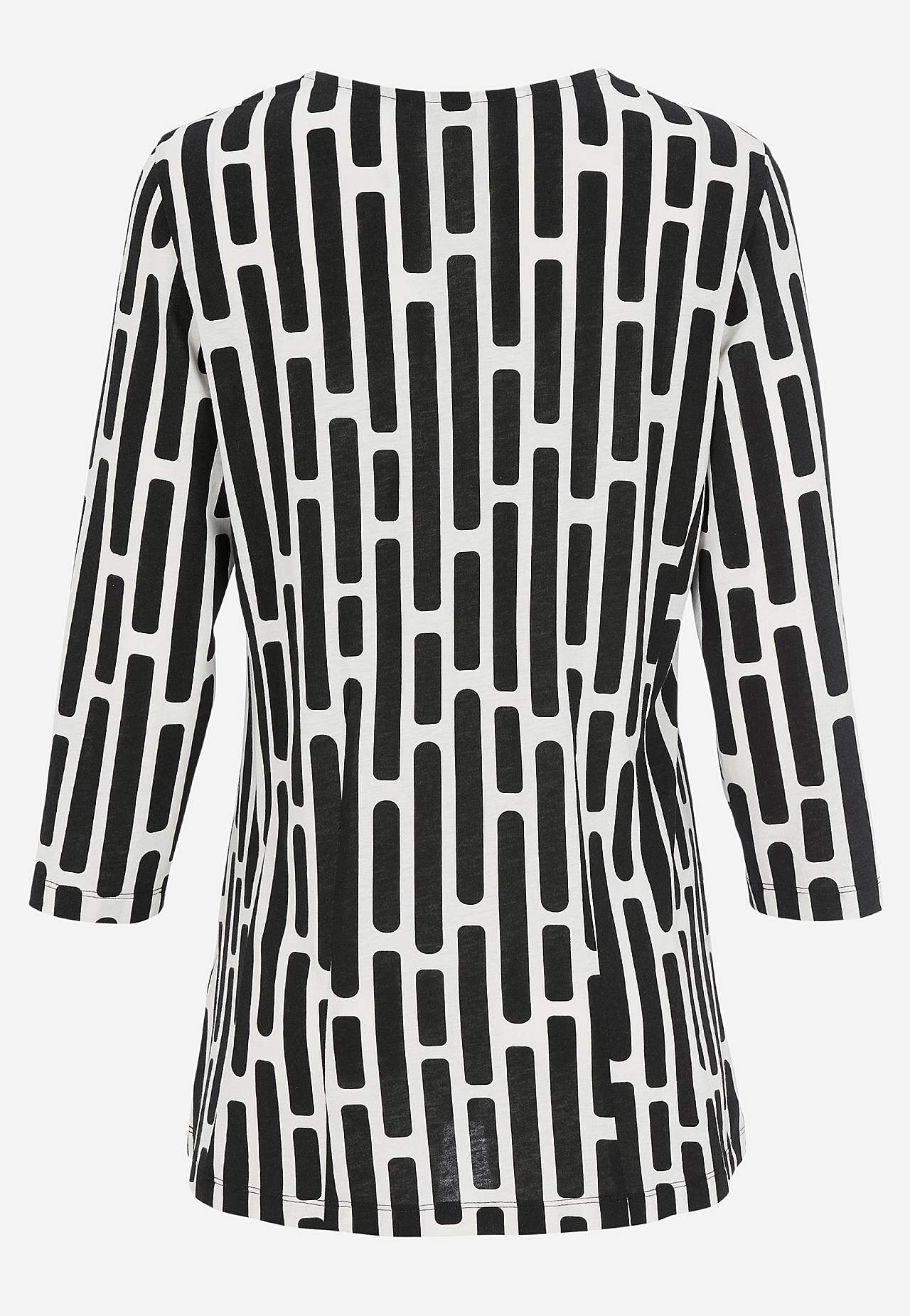 Patterned jersey tuniq
