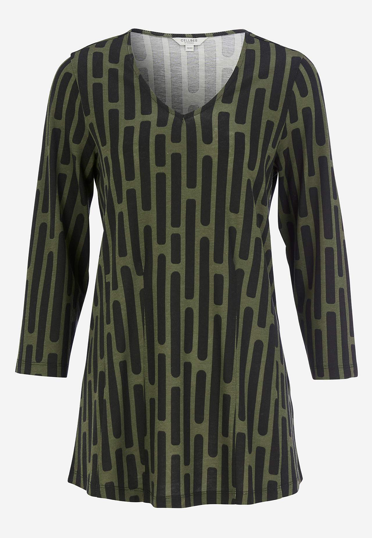 Patterned jersey tuniq