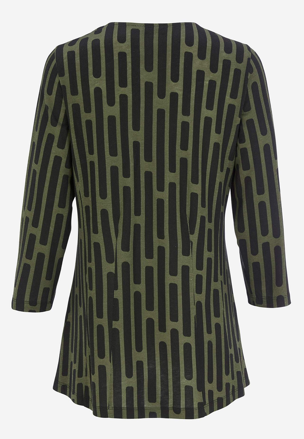 Patterned jersey tuniq