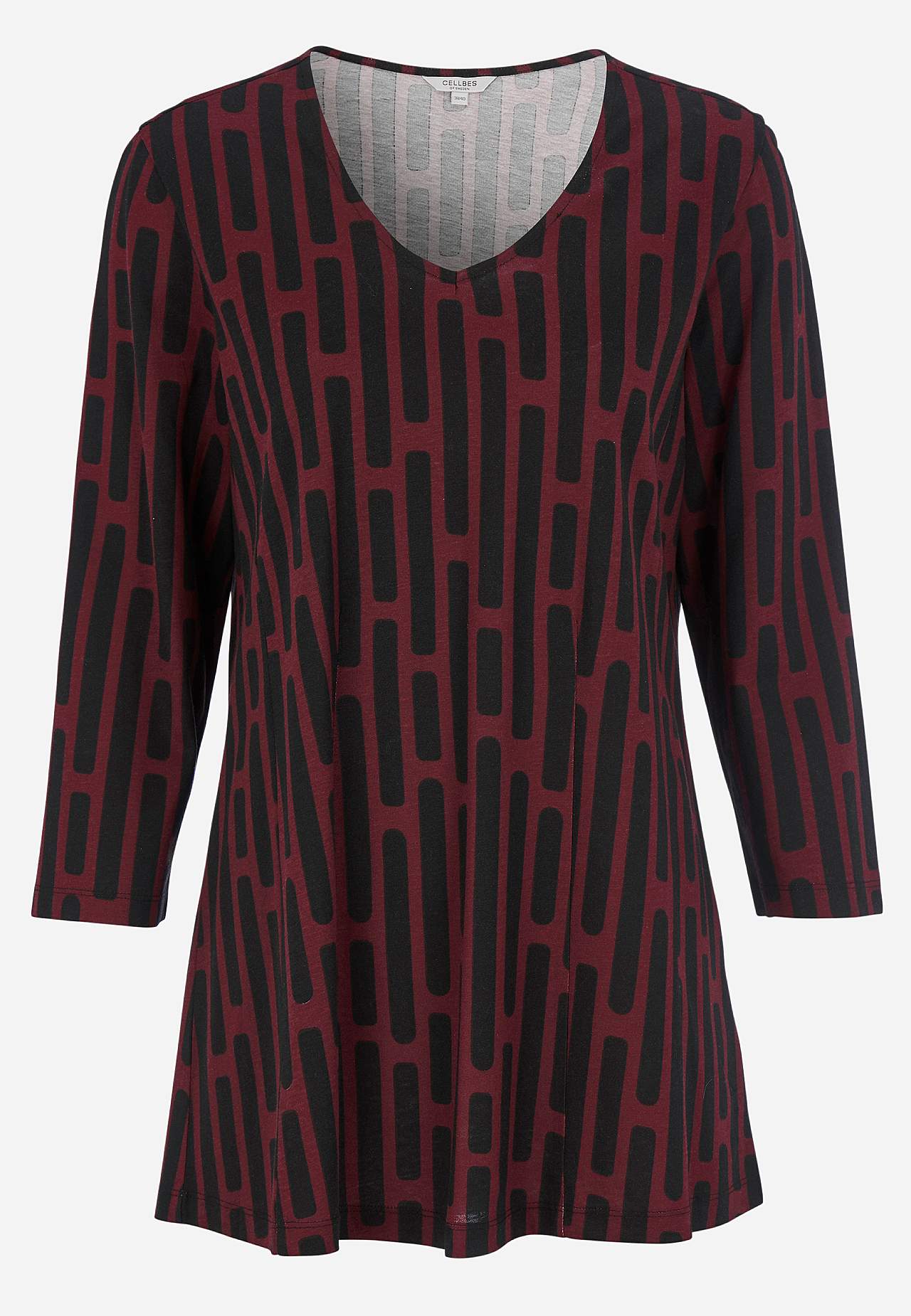Patterned jersey tuniq