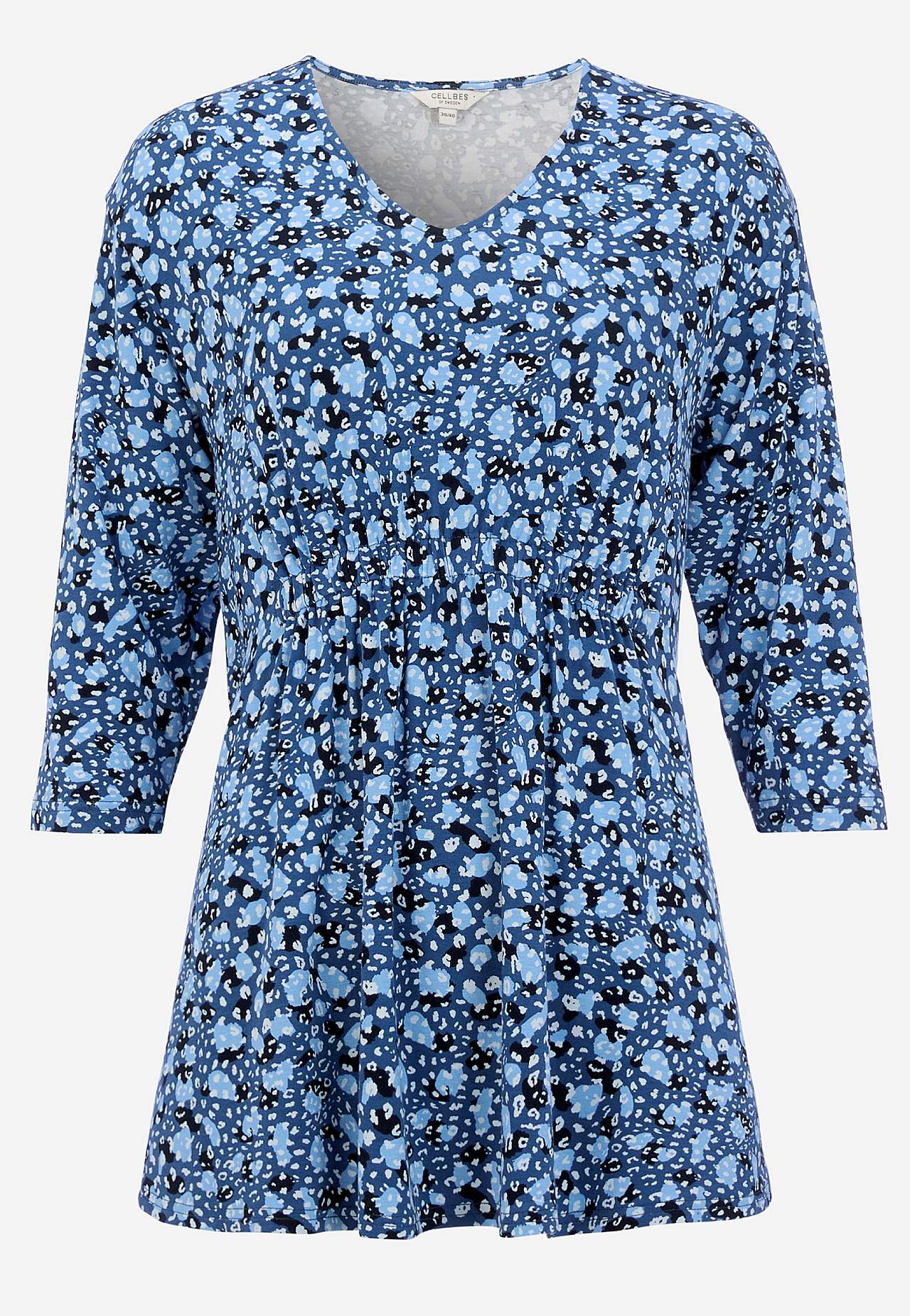 Jersey top with 3/4 sleeve