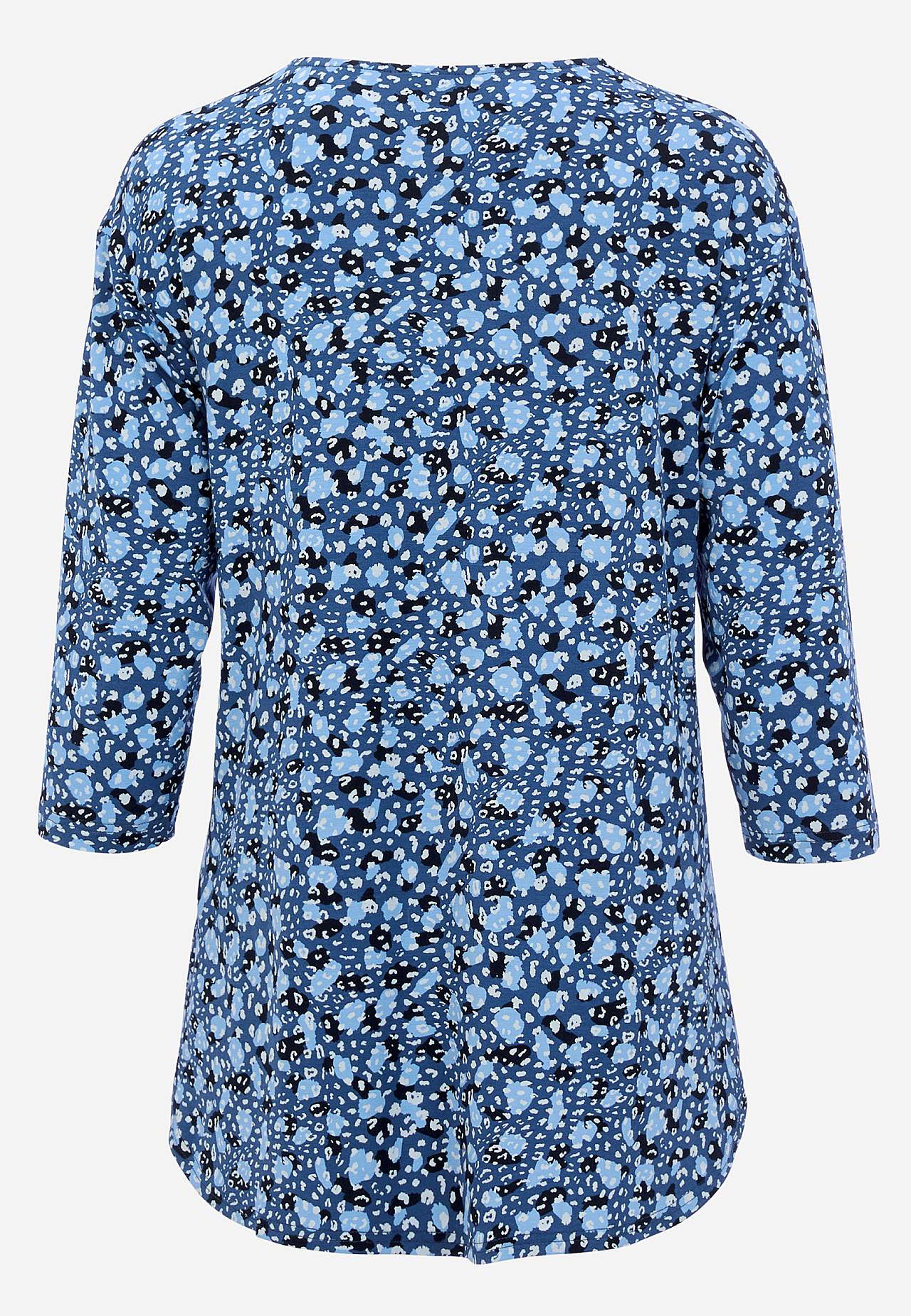 Jersey top with 3/4 sleeve