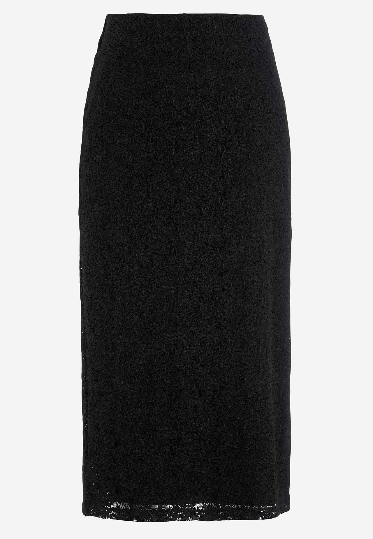Midi skirt in lace