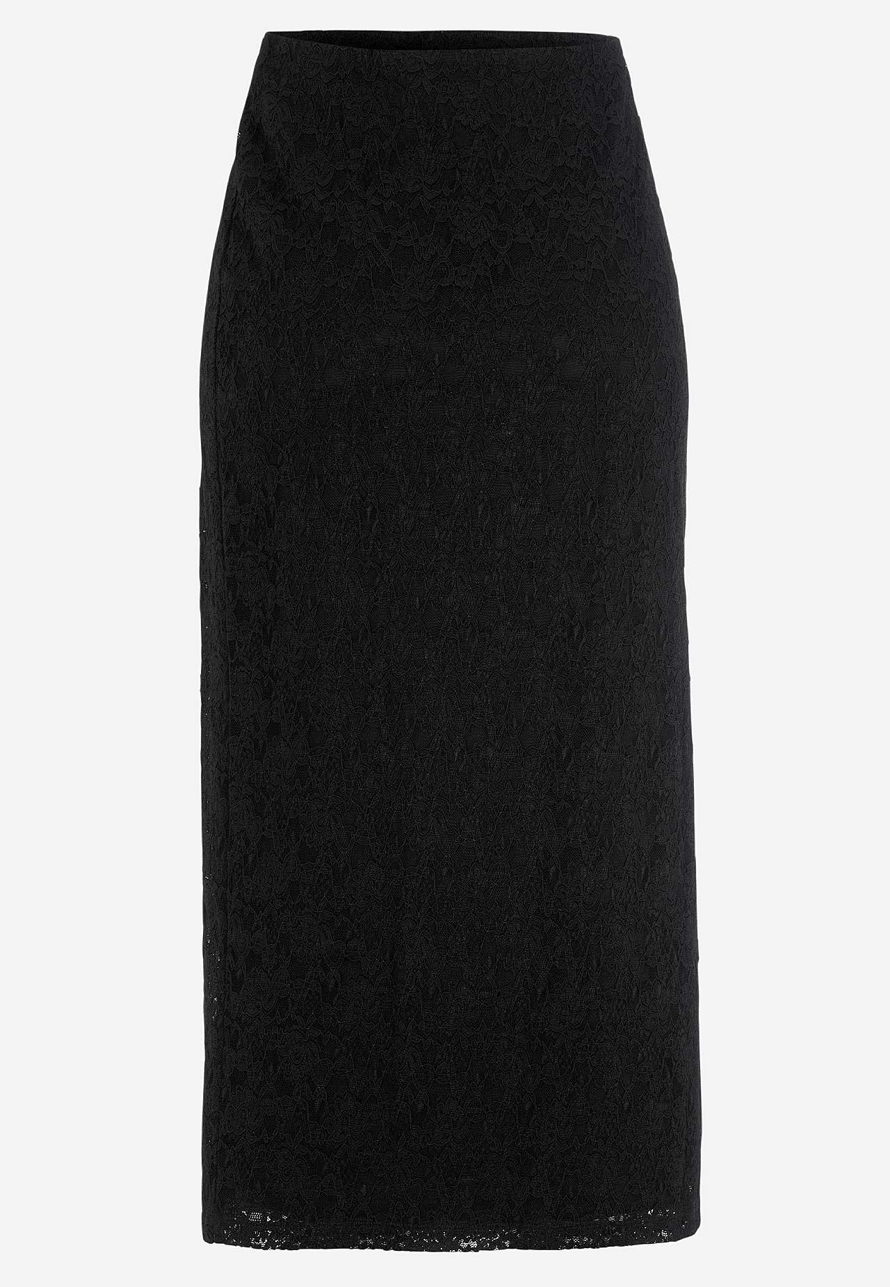 Midi skirt in lace
