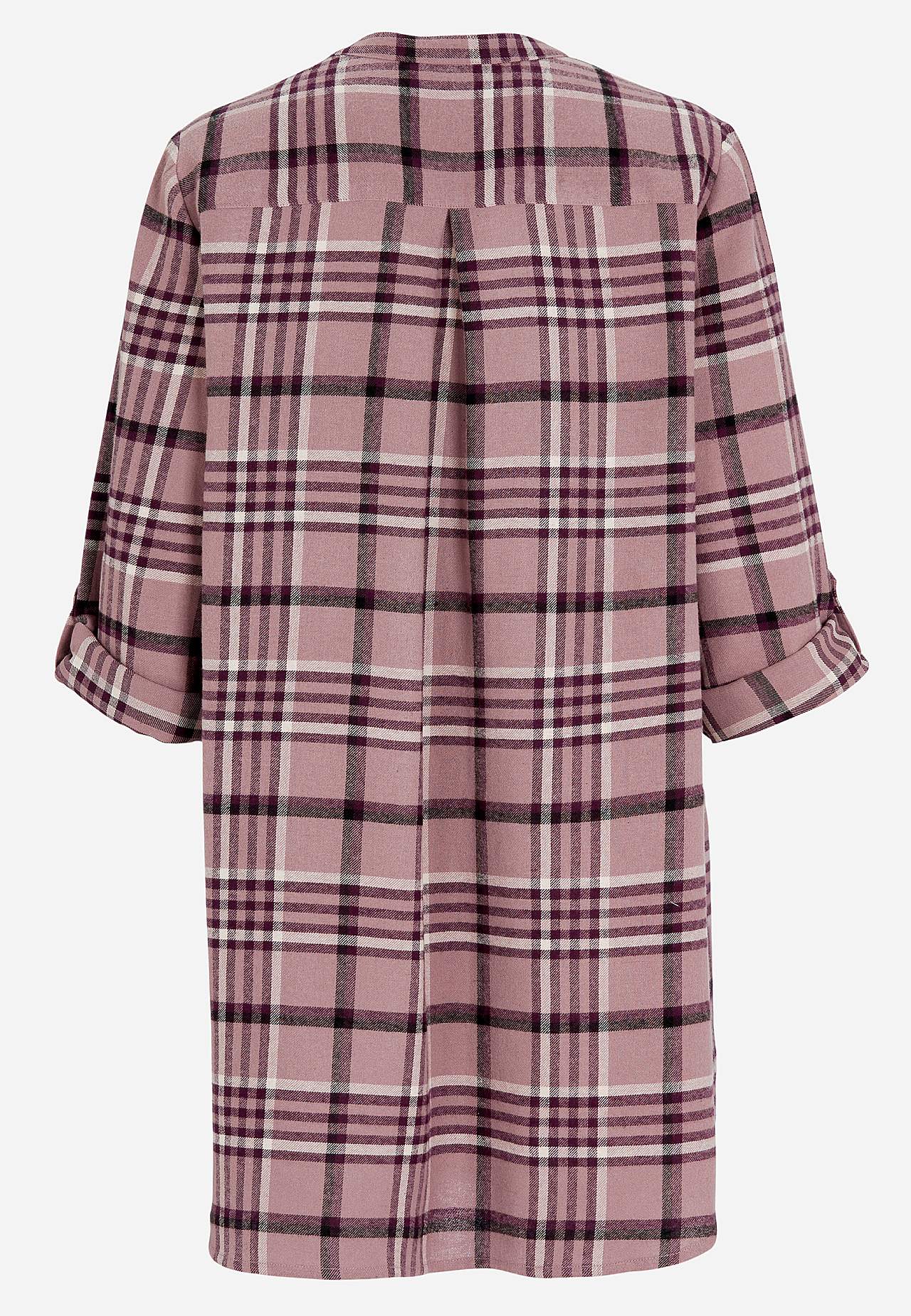 Tunika flanellista taskuilla