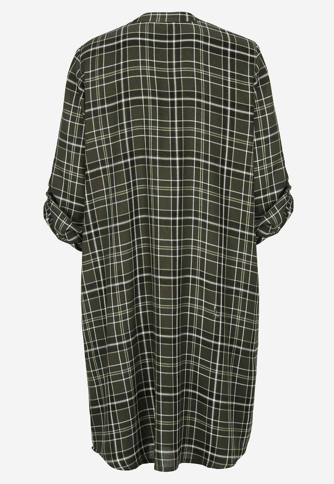 Woven shirt dress with pockets