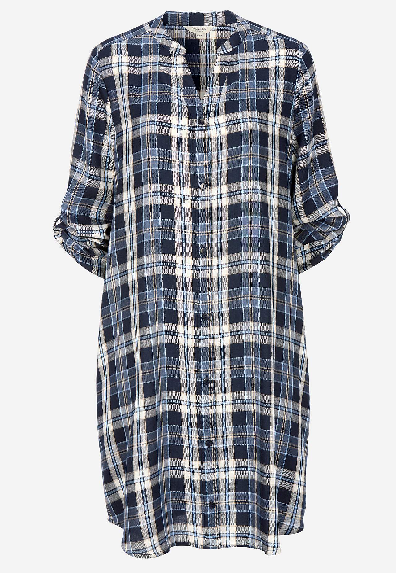 Woven shirt dress with pockets