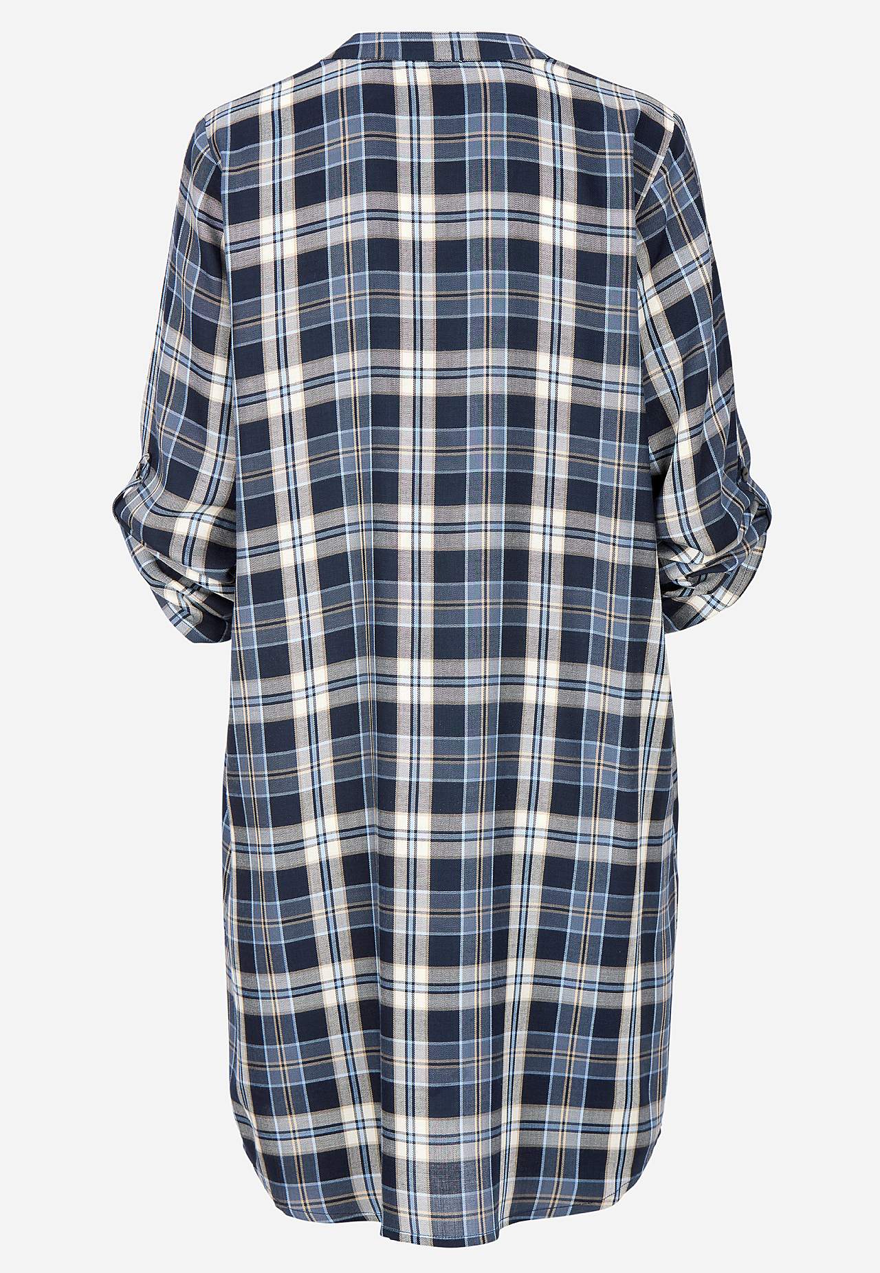Woven shirt dress with pockets