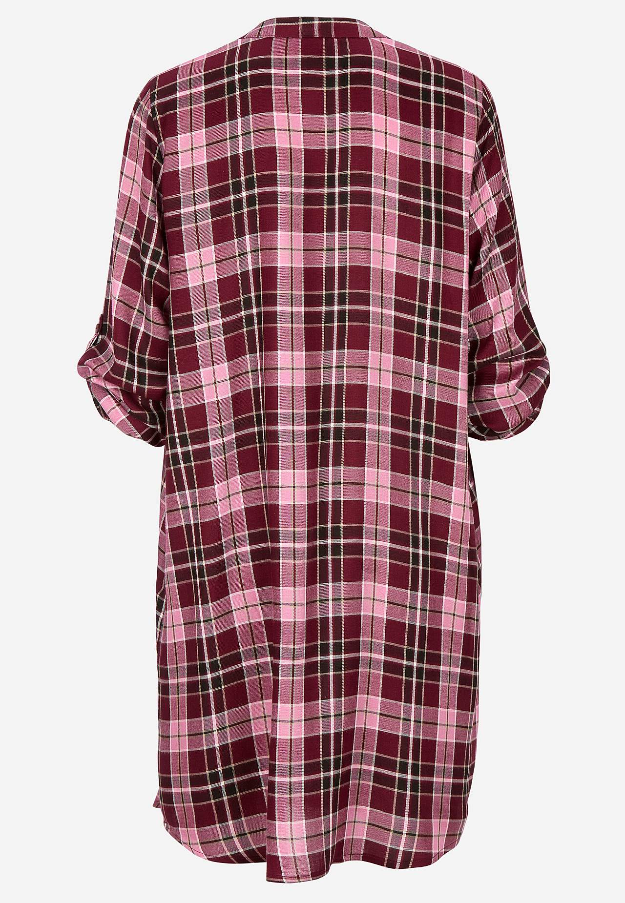 Woven shirt dress with pockets