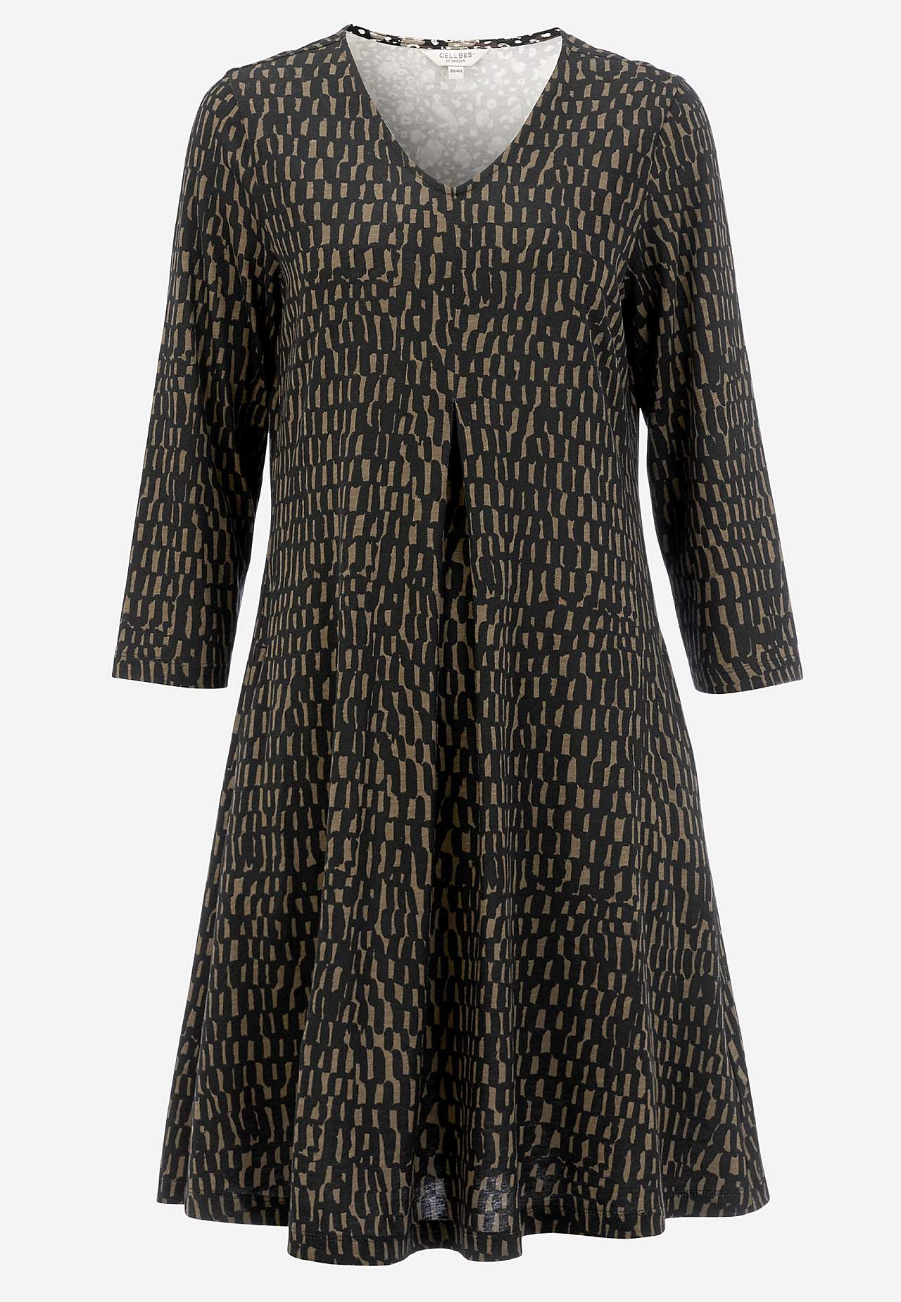 V-neck jersey dress