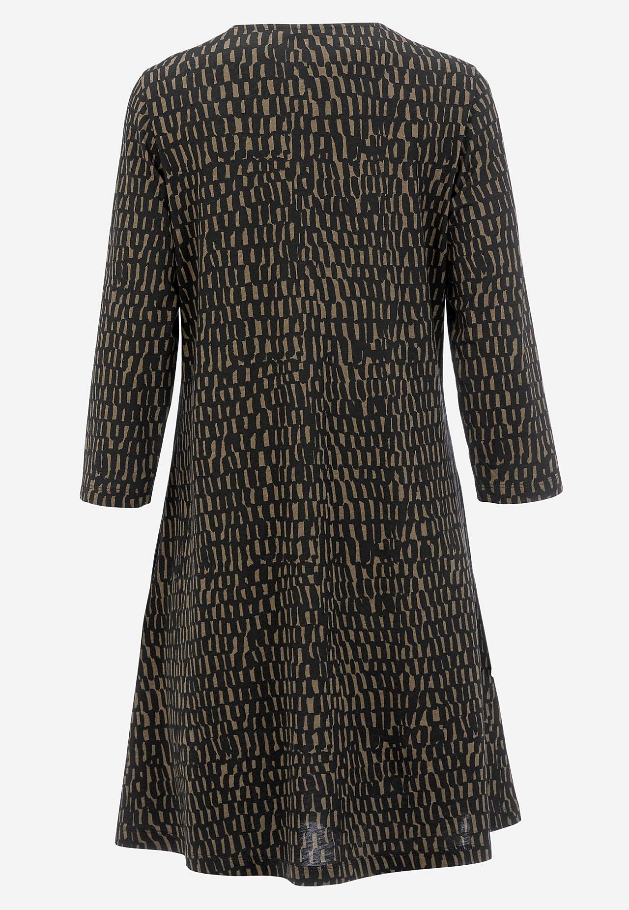 V-neck jersey dress