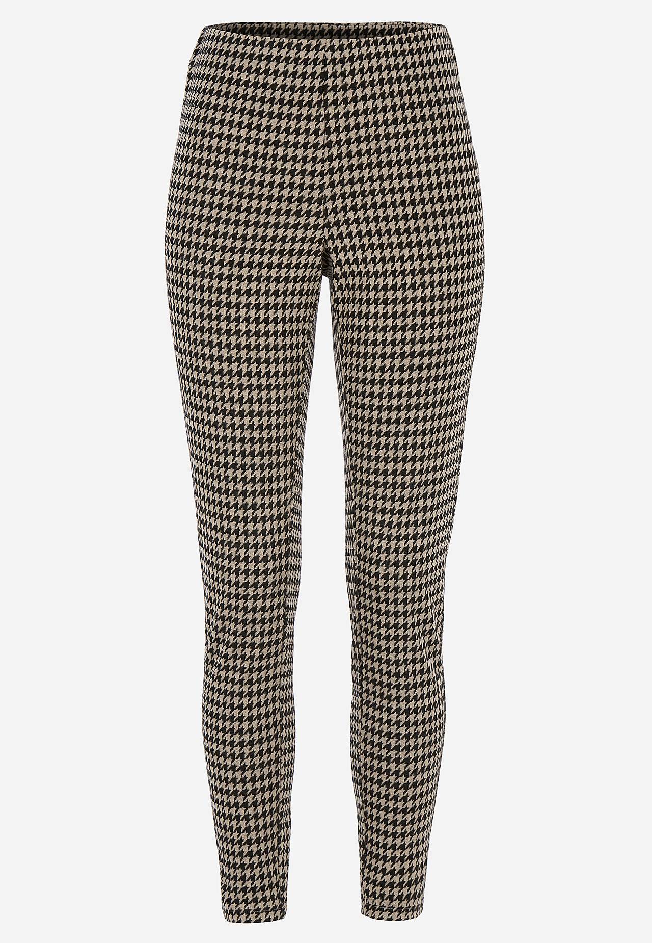 Jacquard patterned leggings