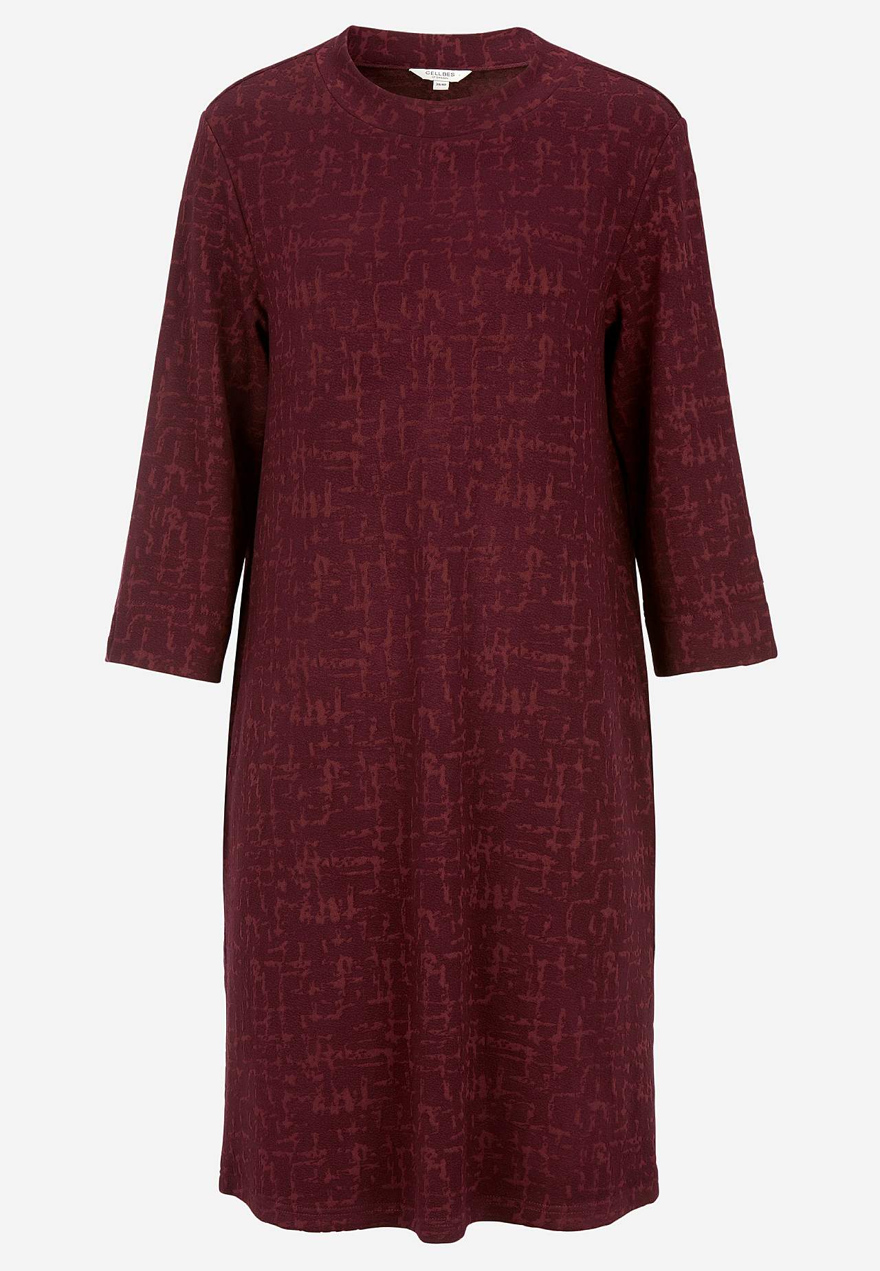 Patterned dress with side pockets