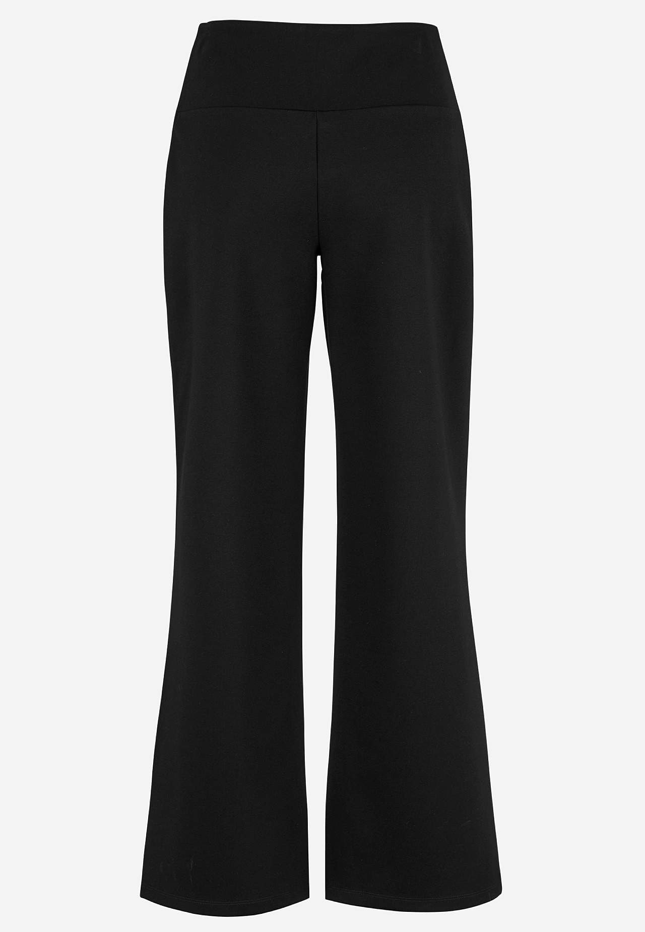 Wide Premium trousers in Punto di Roma jersey Mona