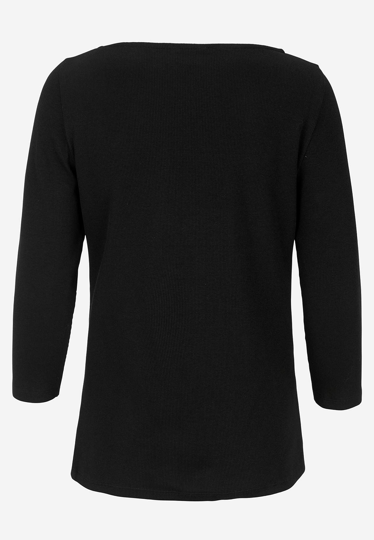 Jersey top in organic cotton
