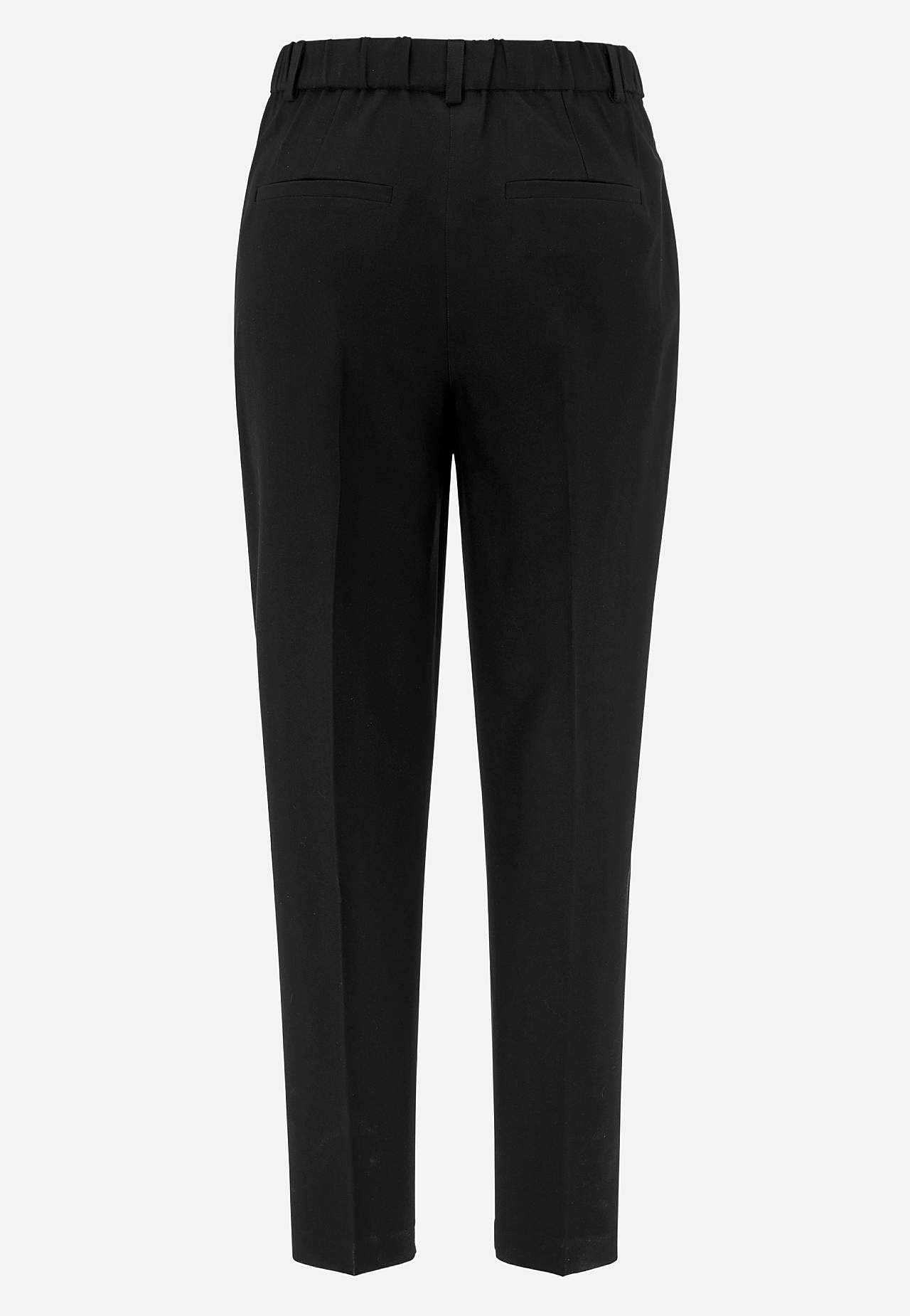 Ankle trousers with crease