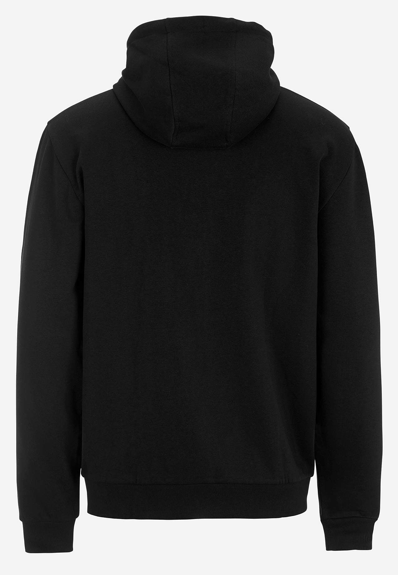 Hooded top with zip